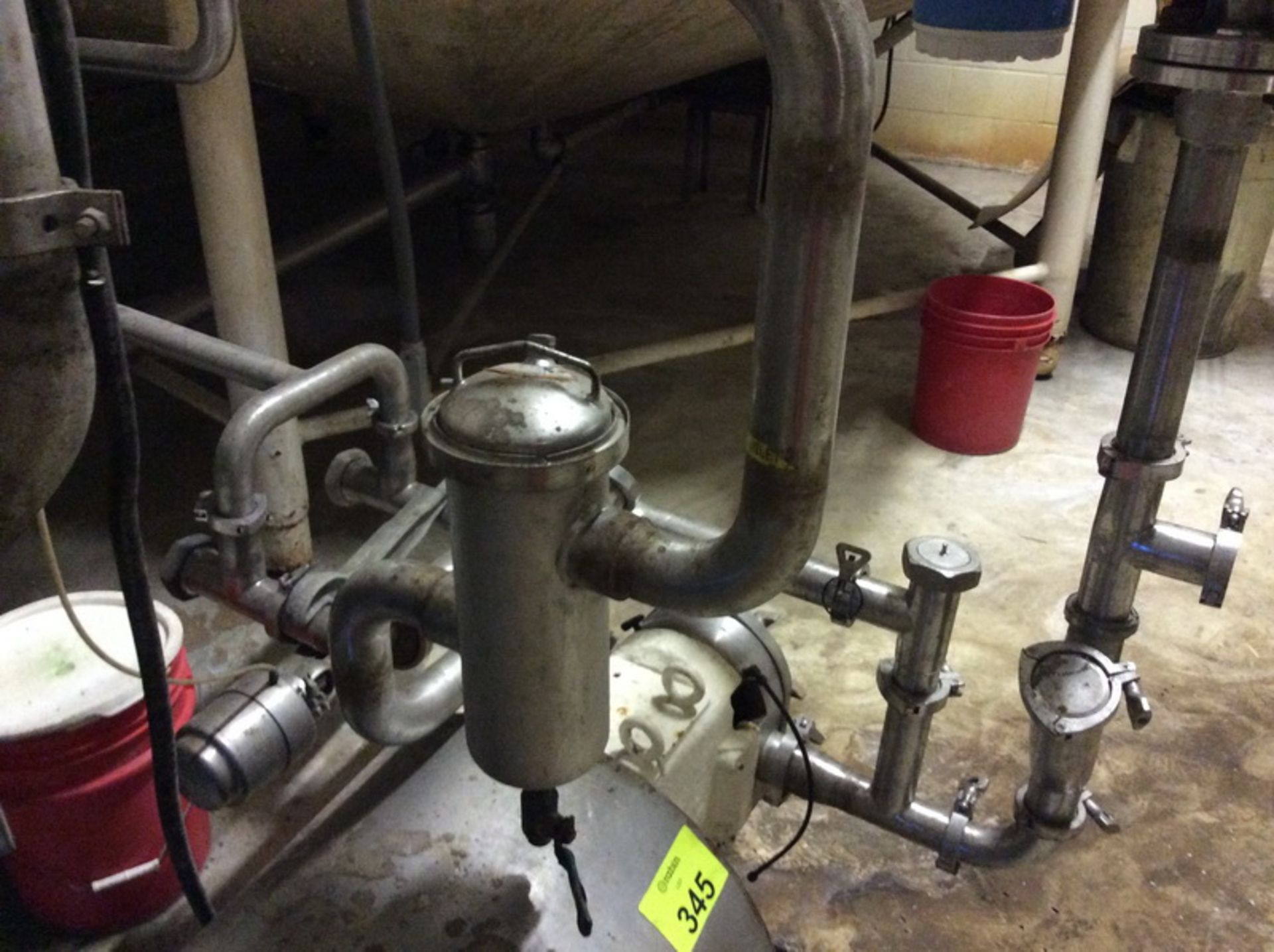 [Lot] Stainless pipe, from 1st disconnect to walls including flow meter, valves and fittings, - Image 2 of 6