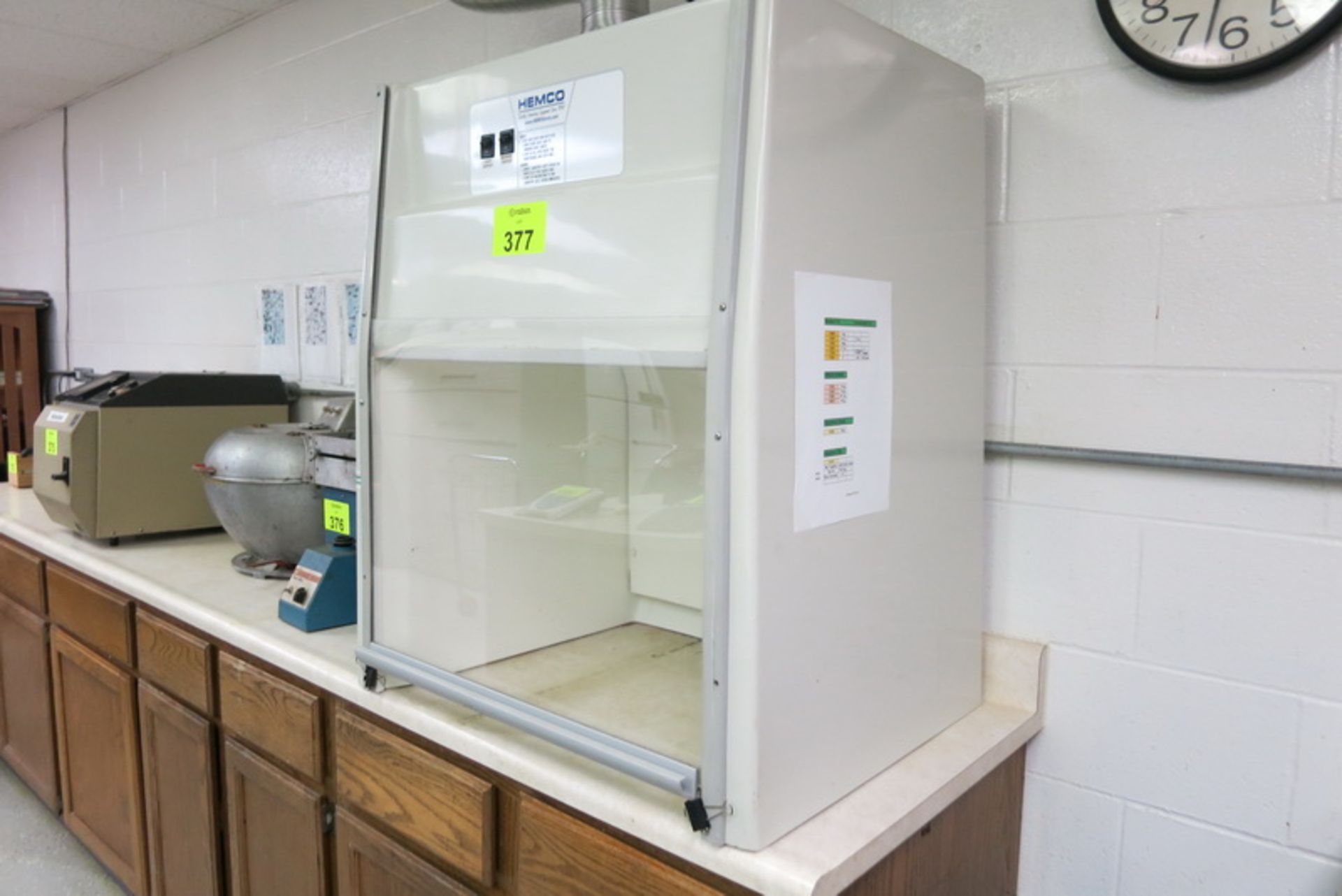 Hemco fume hood, bench top