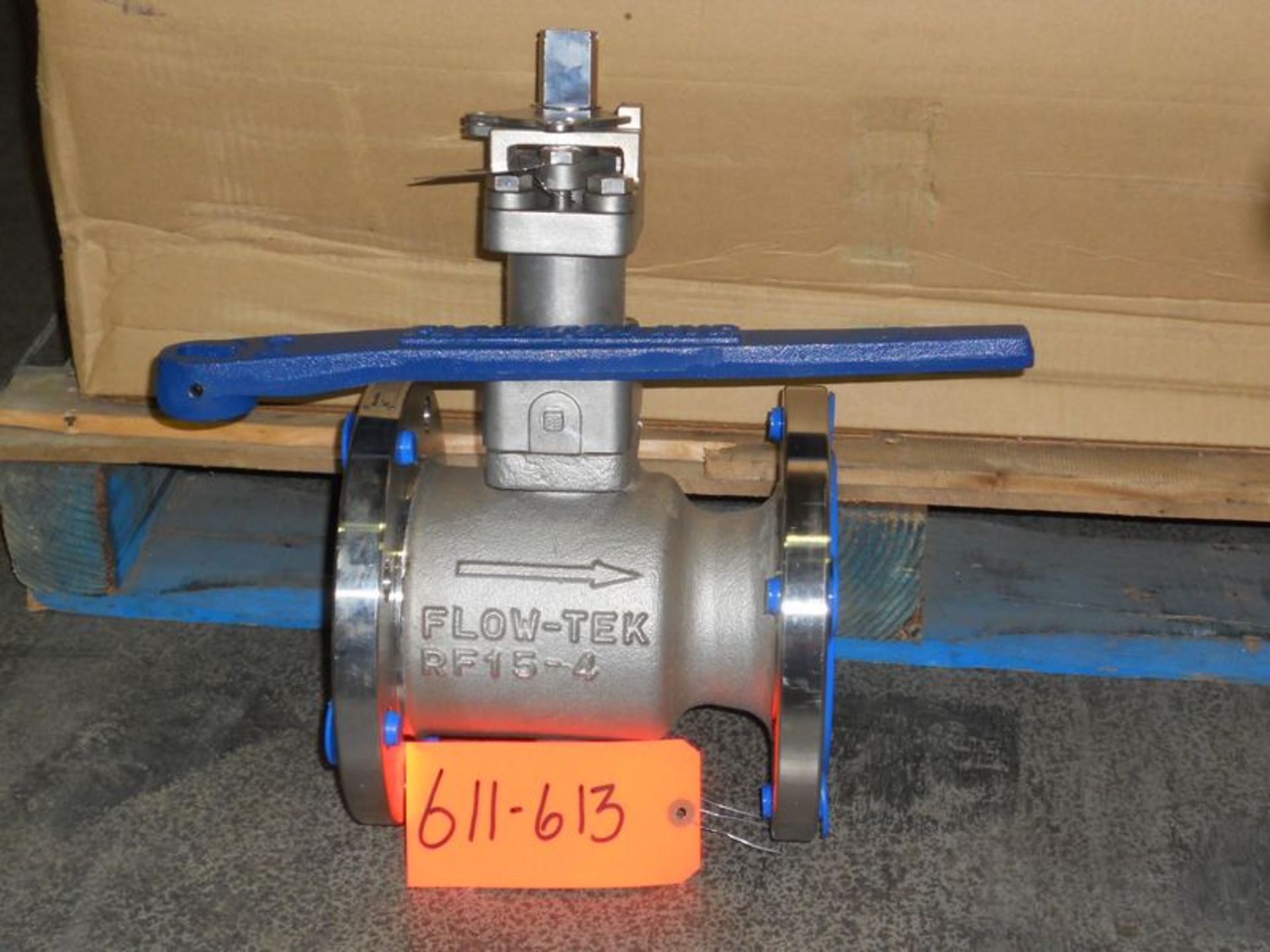 Lot (10) Flow Tek RF Series ball valves, M/N TFM-1600, CF8M body, 316 SS ball system, 275 psig - Image 2 of 2