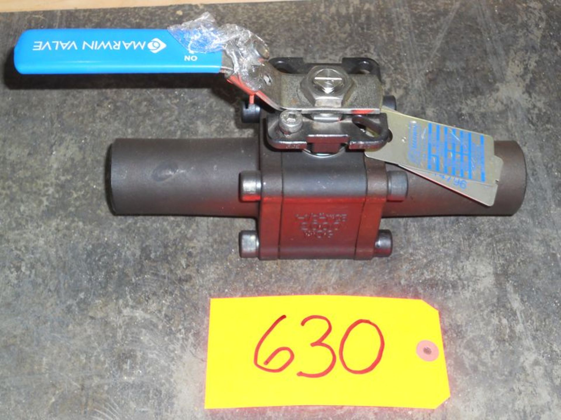 Lot (104) Marwin ball valves, M/N MV47-12, 1-1/2", body WCB, stem 316 stainless steel, ball 316