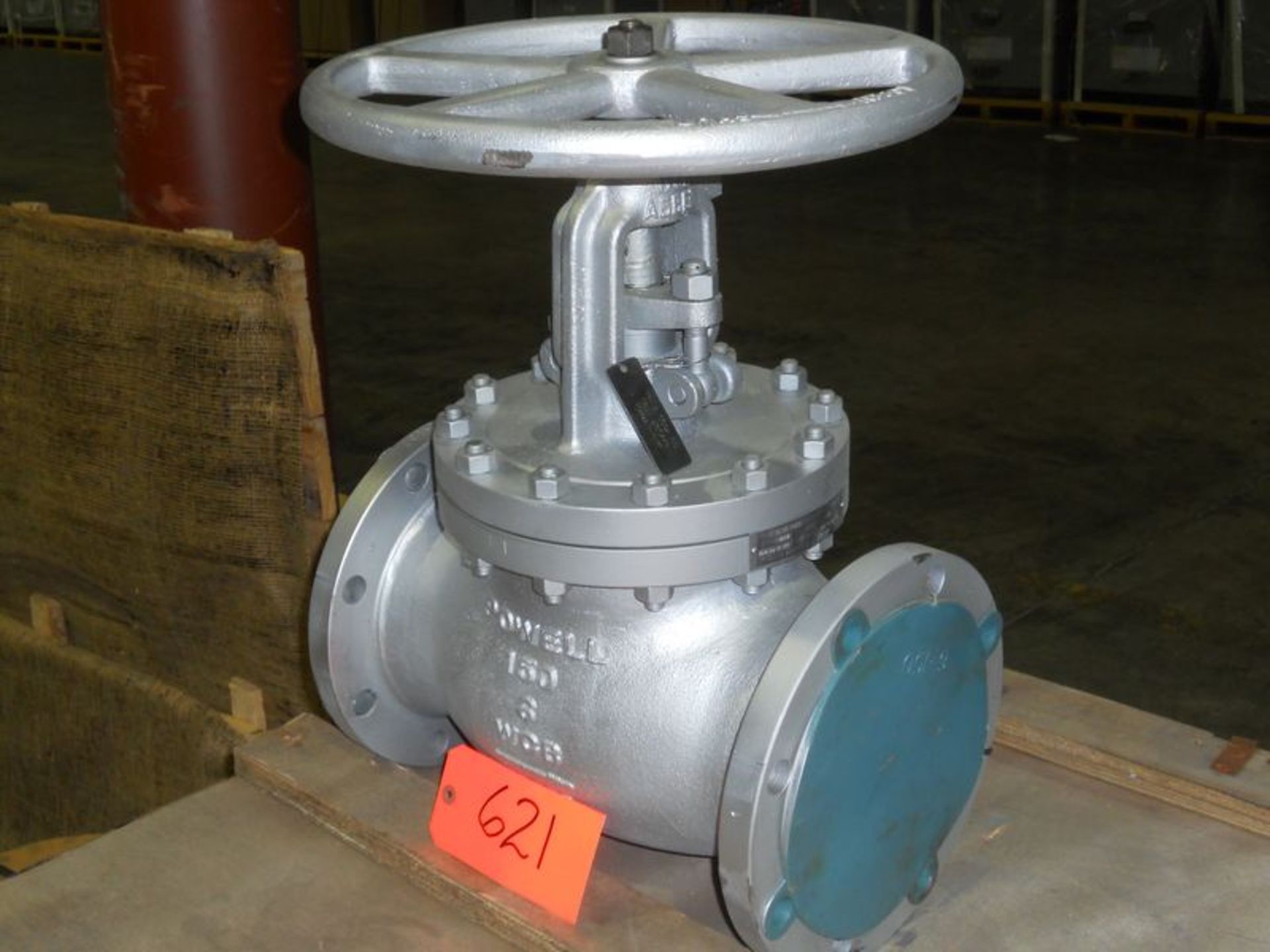 Lot (13) Powell WCB Series gate valves, (7) 6", (6) 4" stainless, 285 psi at 100F, Asset# 5160442 - Image 2 of 2