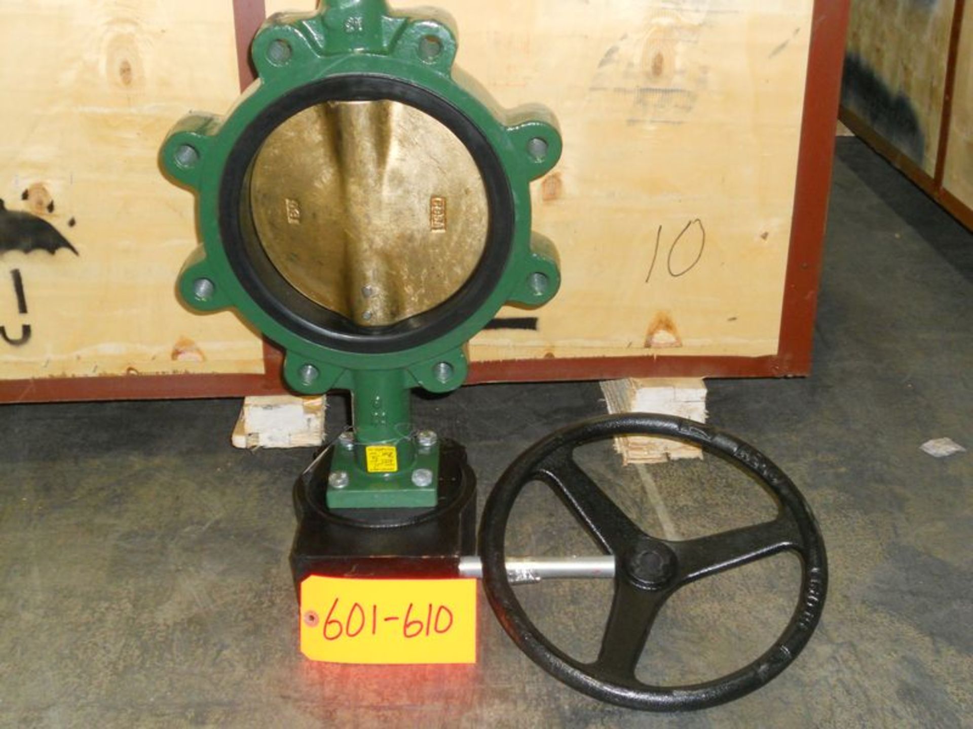 Lot (25) Crane Valves butterfly valves, M/N A395 (Series 225), 8" resilient, tapped lug type body,