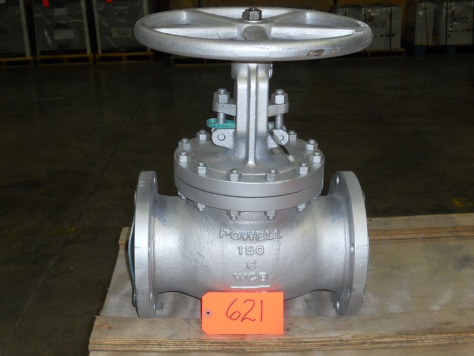 Lot (13) Powell WCB Series gate valves, (7) 6", (6) 4" stainless, 285 psi at 100F, Asset# 5160442