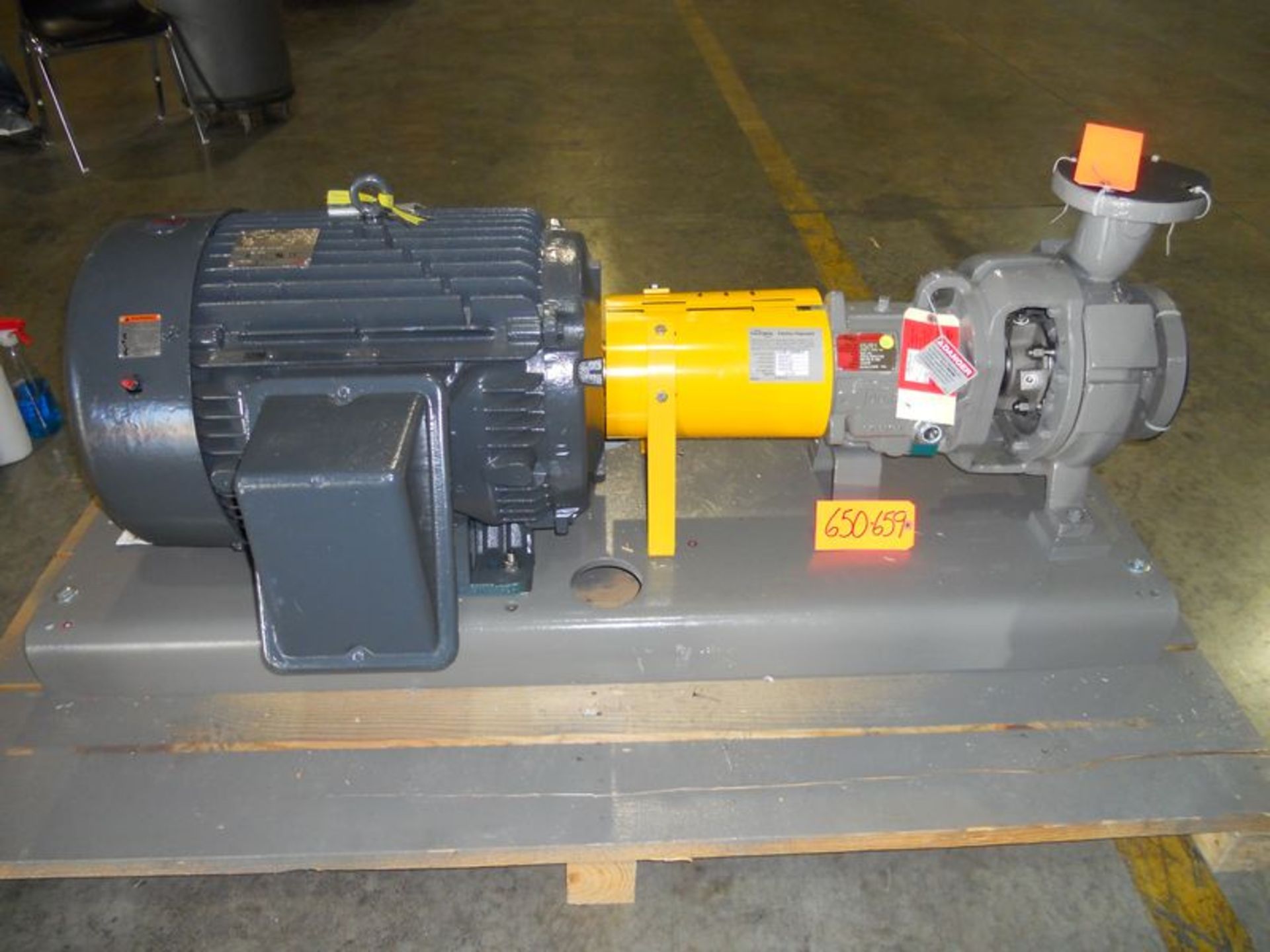 FlowServe MK3 STD centrifugal pump, S/N 0108-3590-H, 4" X 3", 60 HP, MDP 285 psi @ 100 DegF, Size