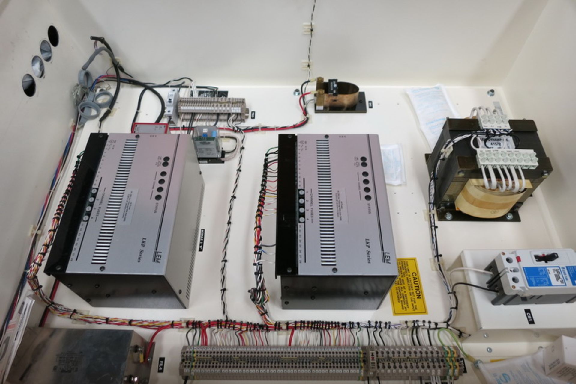 [Lot] Lem Dyna Amp Inc. DC metering panel, model LKP-80, 120 VAC, 60 Hz, 0-80 KA range, 4 - Image 2 of 2