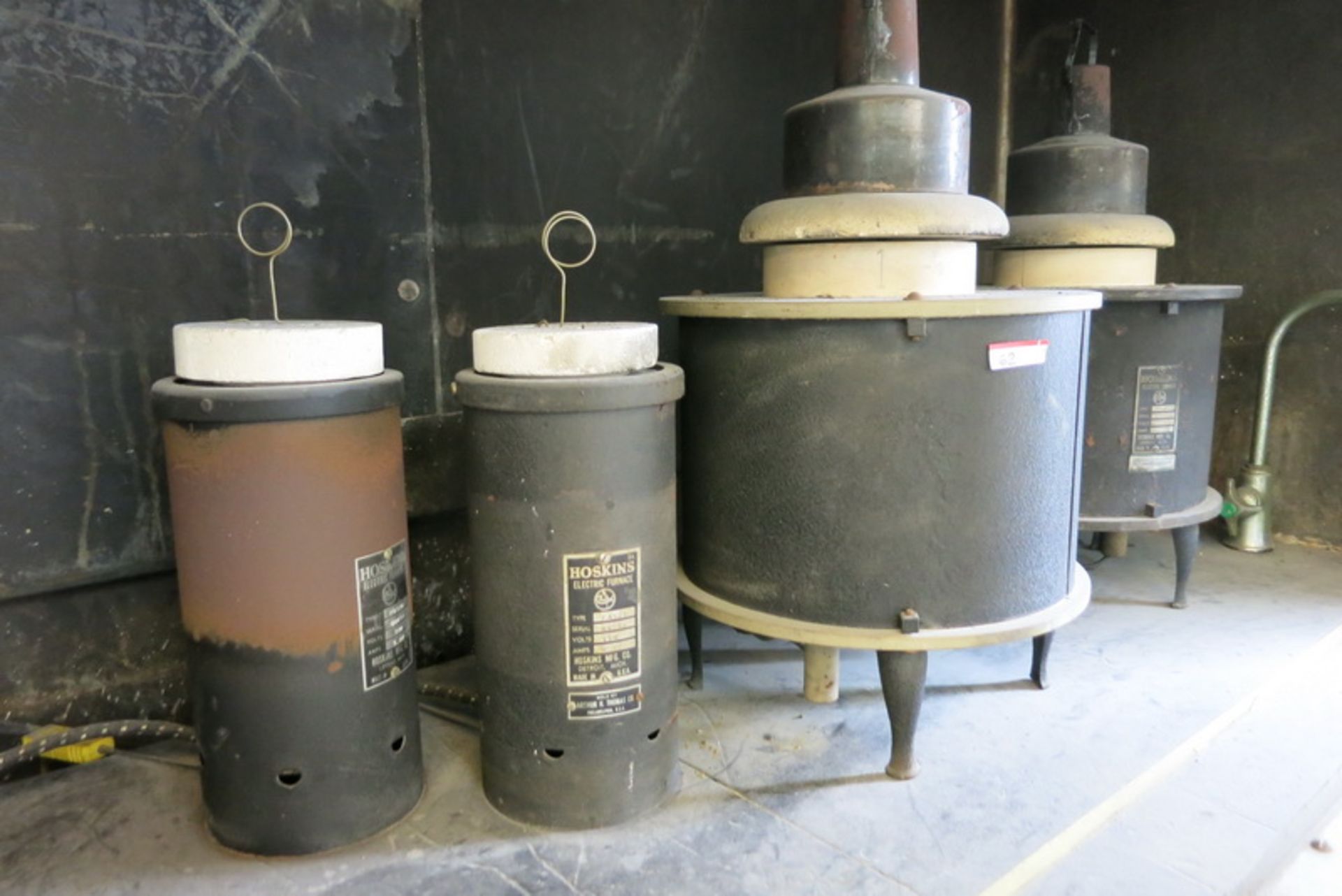 [Lot] (4) Haskins electric lab furnaces, (2) model FD 104, (2) model FA120
