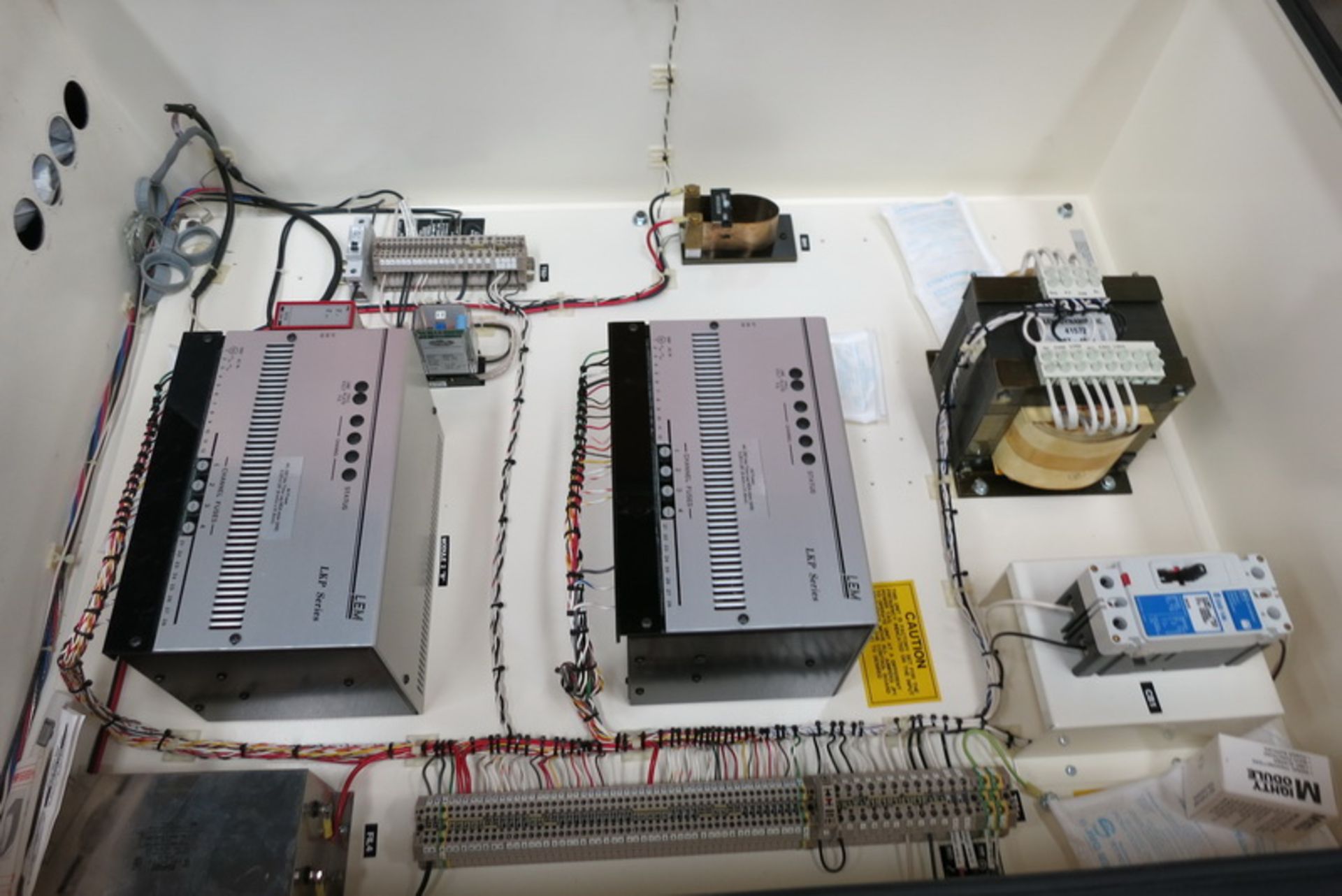 [Lot] Lem Dyna Amp Inc. DC metering panel, model LKP-80, 120 VAC, 60 Hz, 0-80 KA range, 4 - Image 2 of 2