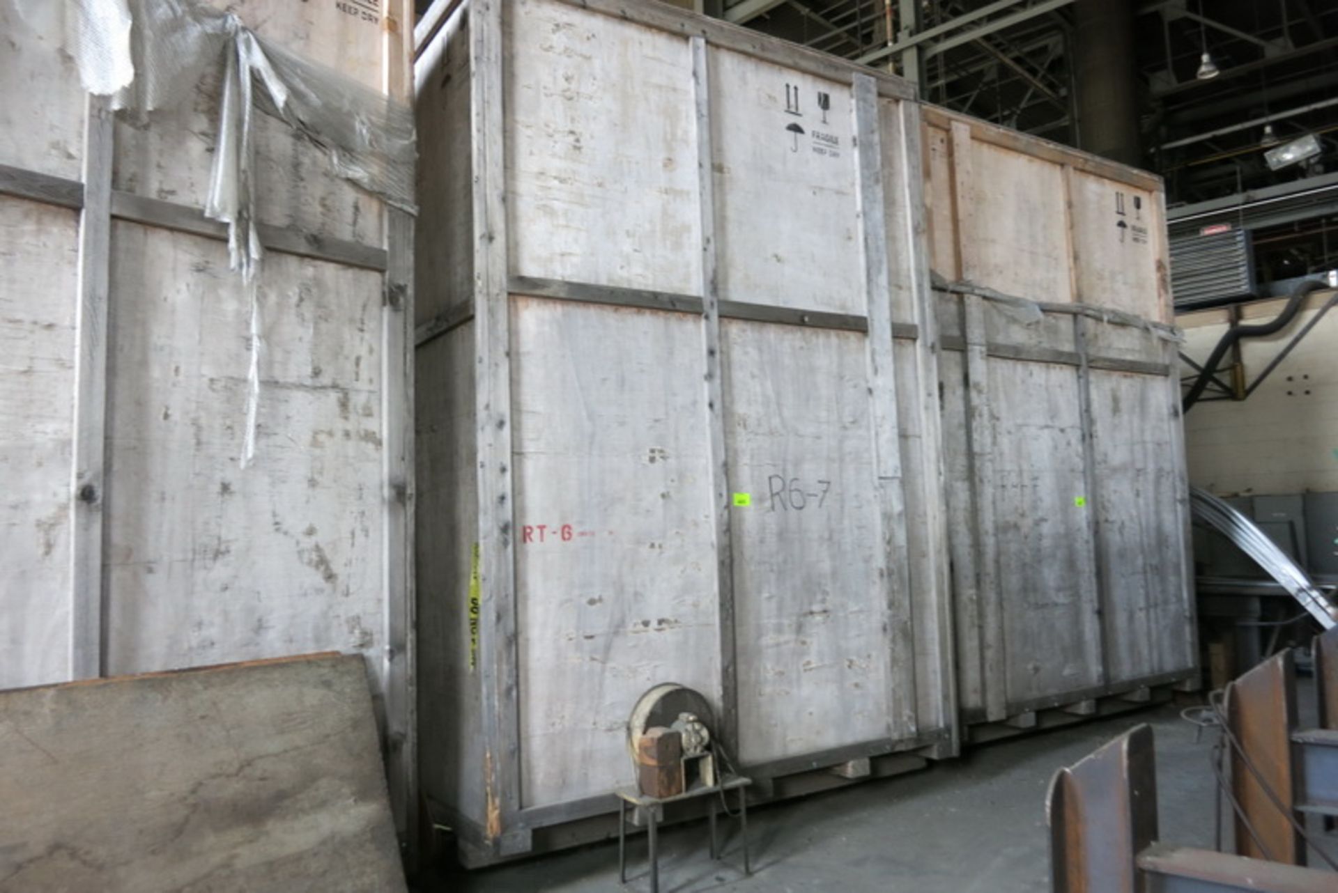 Power station switchgear, specs TBA (crated for shipping, never installed)