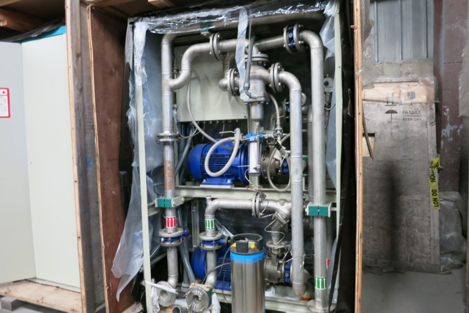 [Lot] Siemens water cooling / filtering system, model ZBW9370-9HPA6-Z, s/n 98/022949BP, with (2) - Image 3 of 3