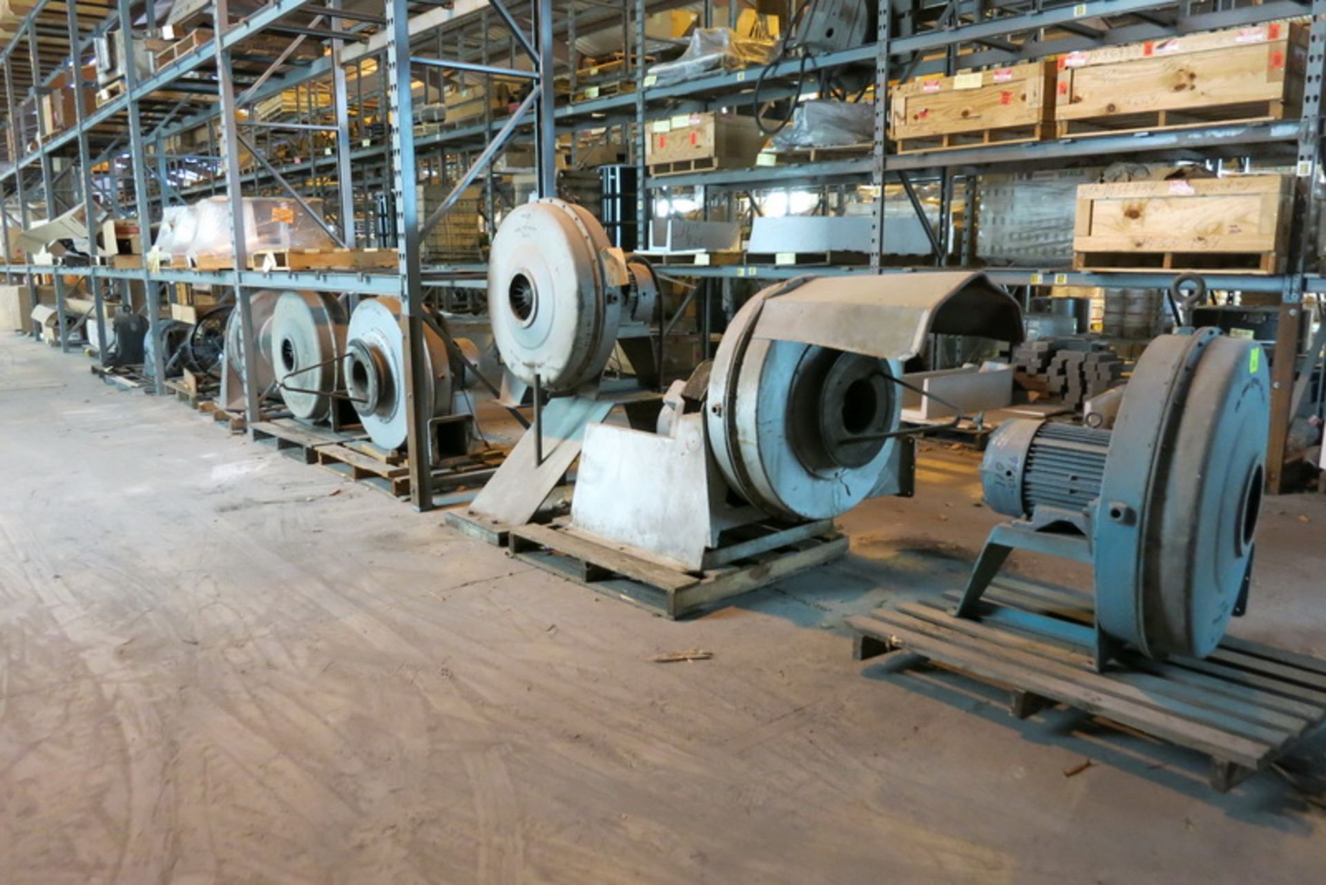 [Lot] (6) North American centrifugal blowers, 15 hp