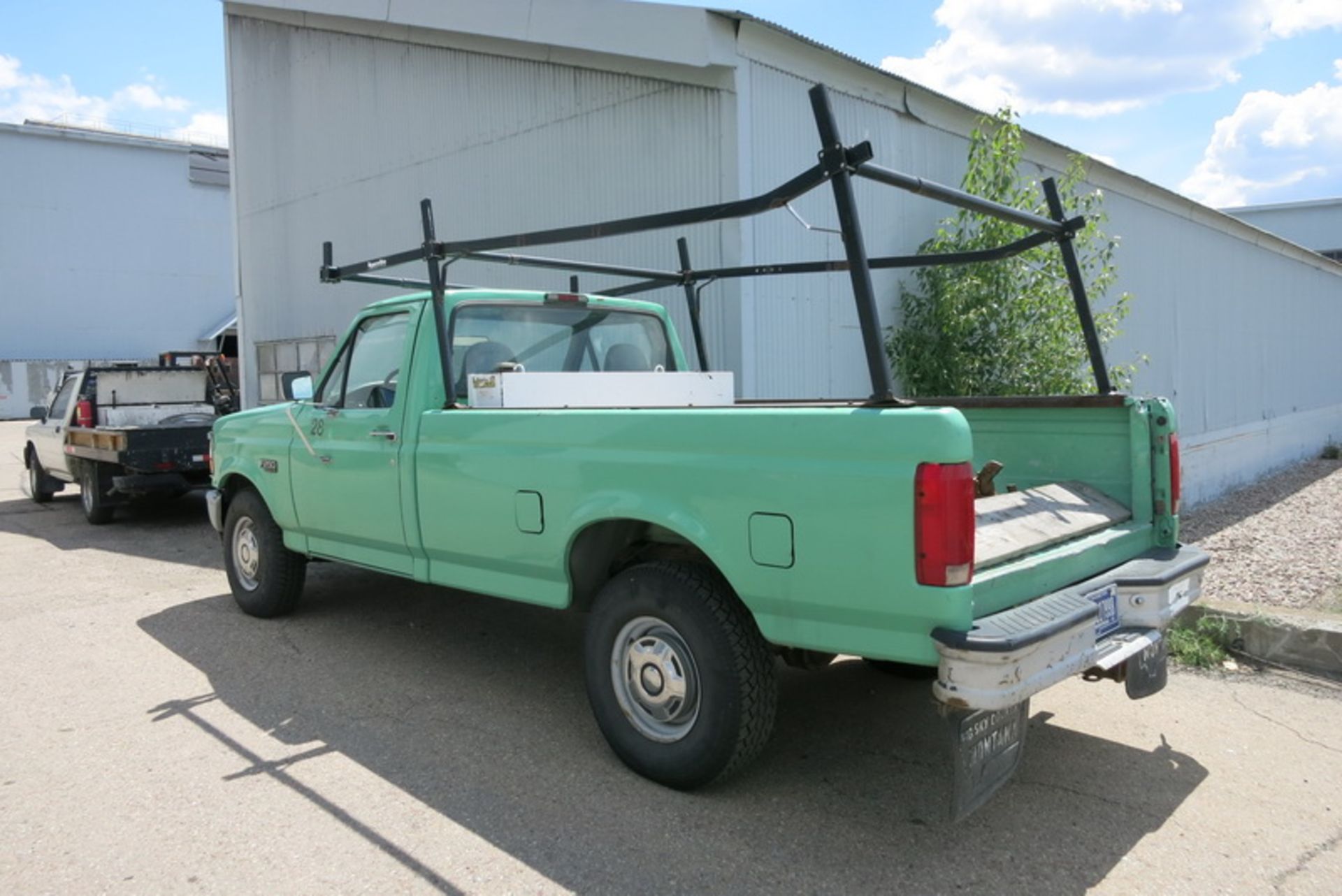 1996 Ford F250 pickup truck, with Karrite lumber rack VIN: IFTEF25N9TLC54147, Lic: 712799B (MT) [ - Image 2 of 2