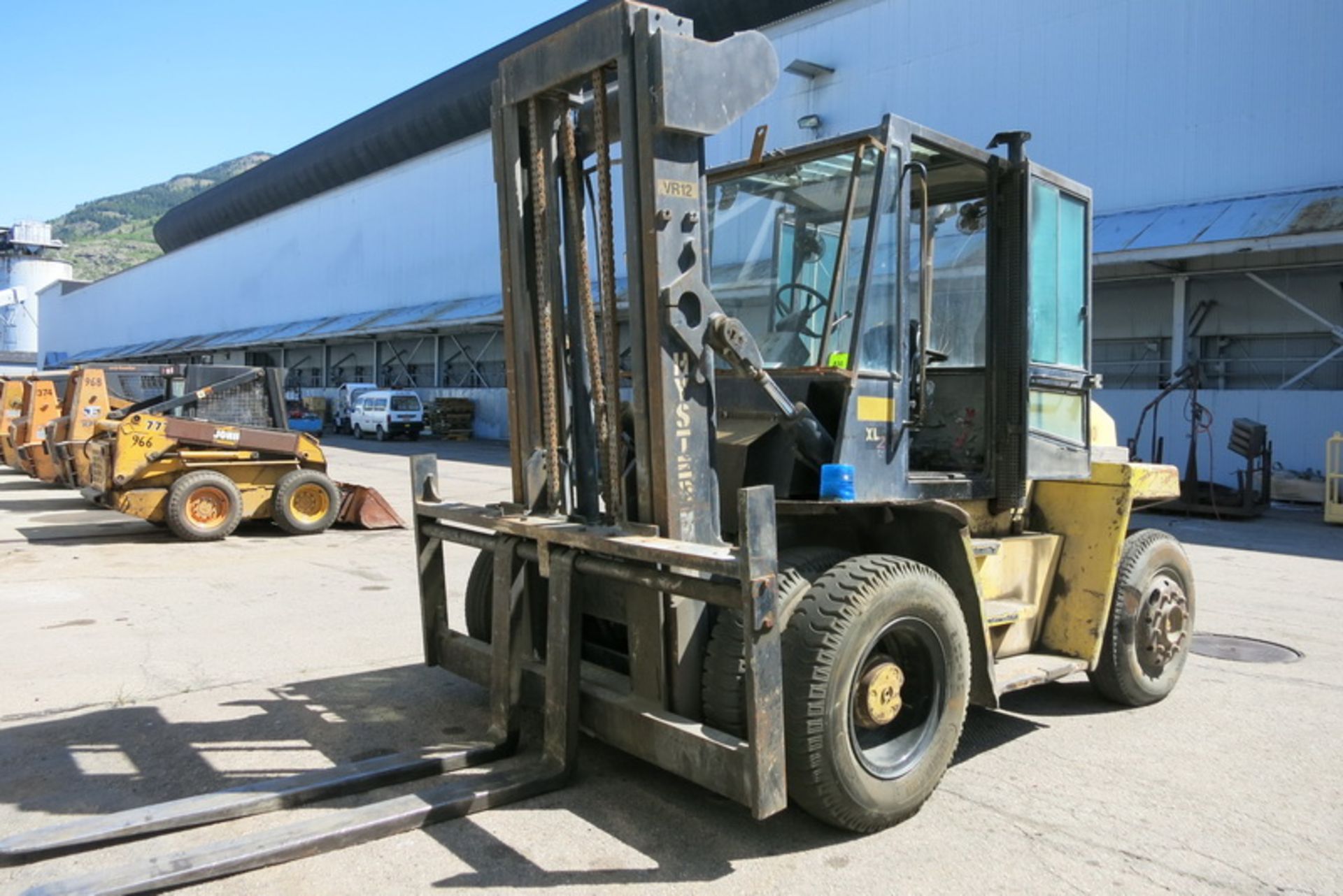 Hyster forklift, model H190XL, s/n E007D02791T, 13,000 lb. cap., 2 stage mast, 120" lift,