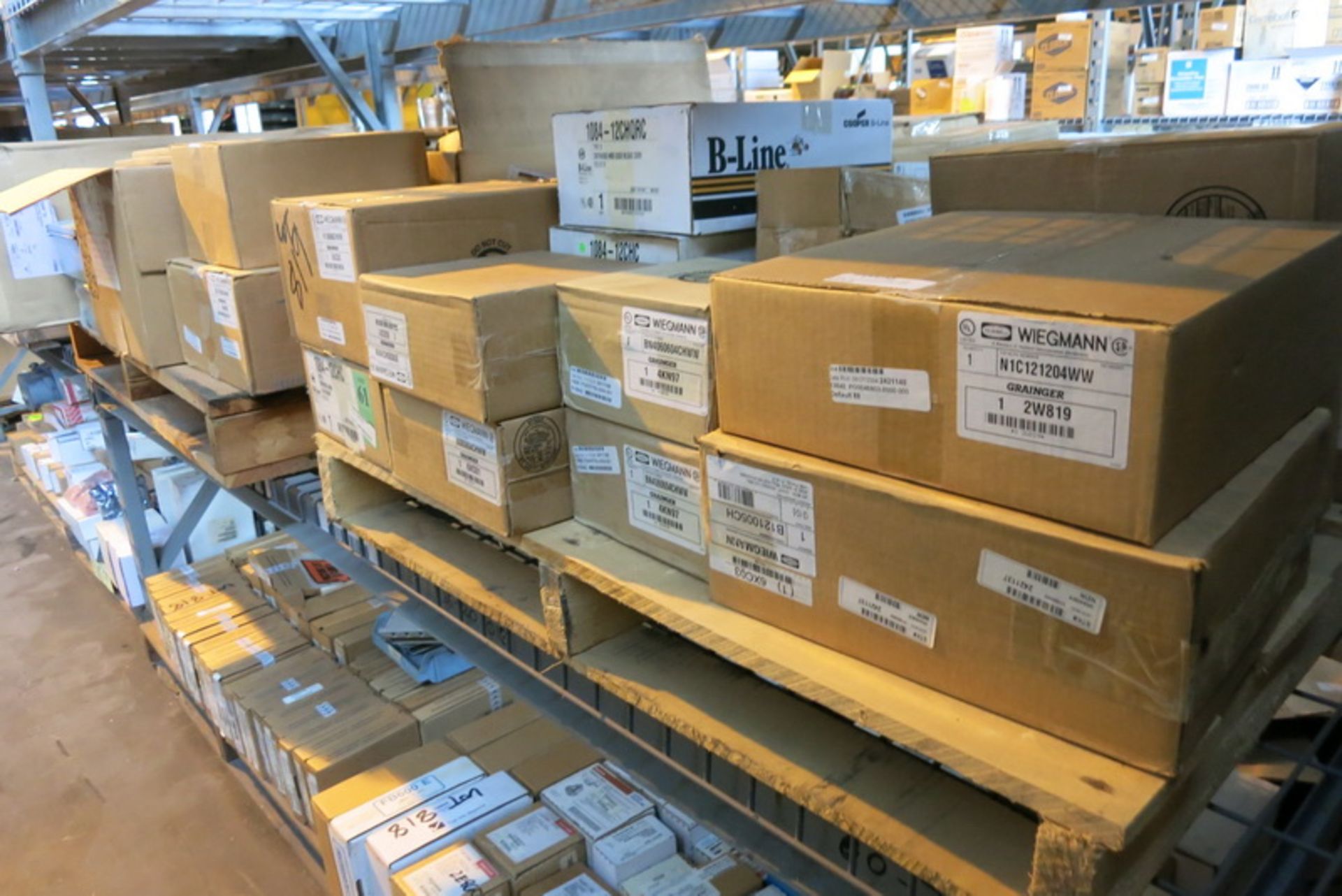 [Lot] Square D, Wiegmann, B Line electrical control boxes, (contents on (2) pallets) - Image 2 of 2