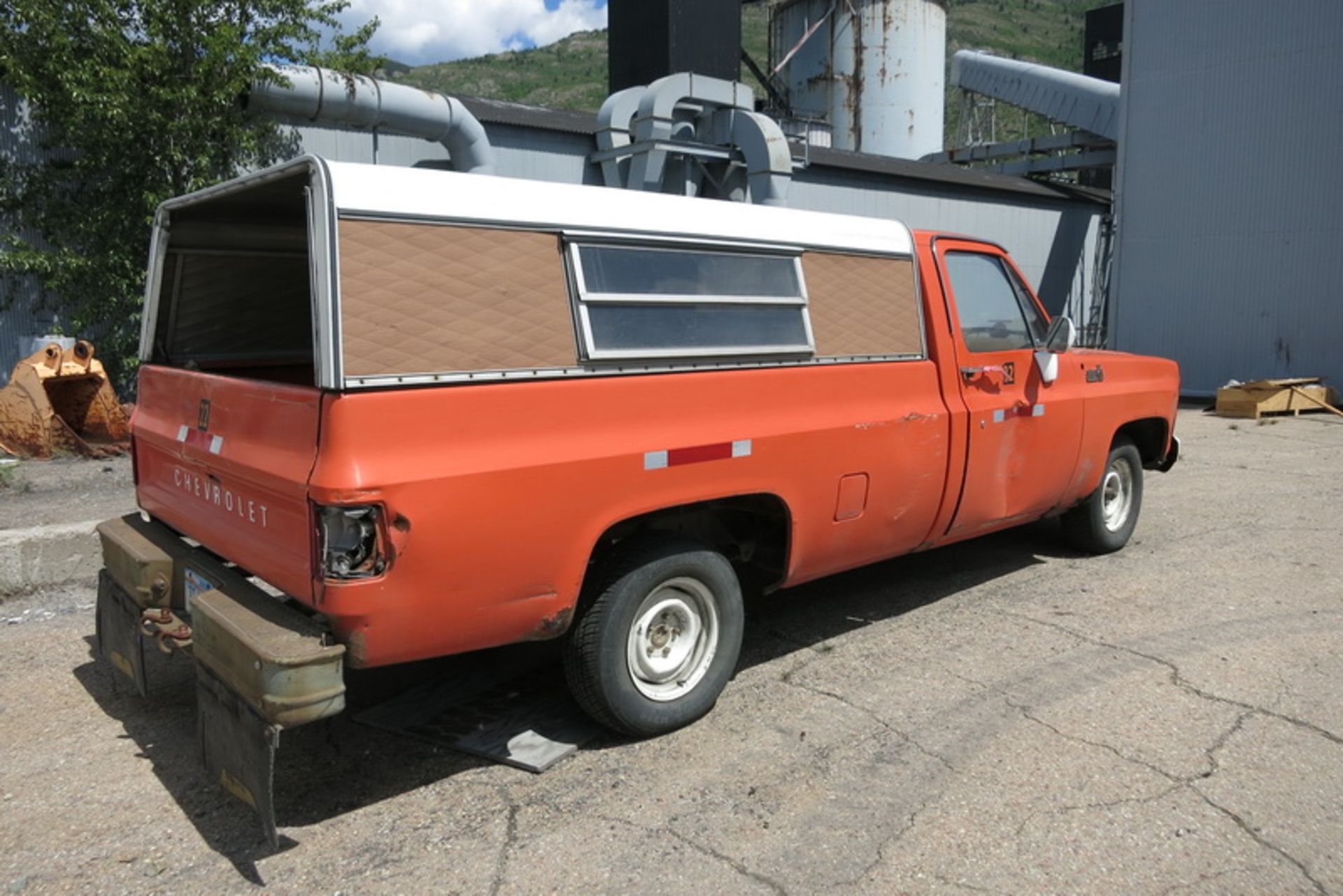 1980 Chevrolet Custom Delux 10 pickup truck, with camper shelkl, 56,004 miles VIN: CCD14AF314011, - Image 2 of 2