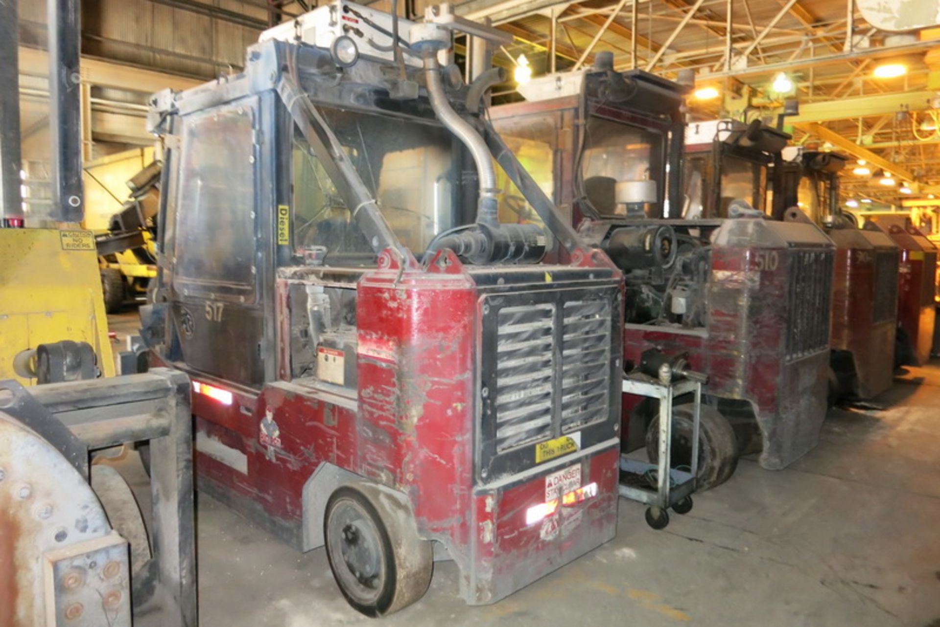 Taylor forklift, model TS600, s/n SC629250, 18,000 lb. cap., 2 stage mast with rotator, solid - Image 2 of 2