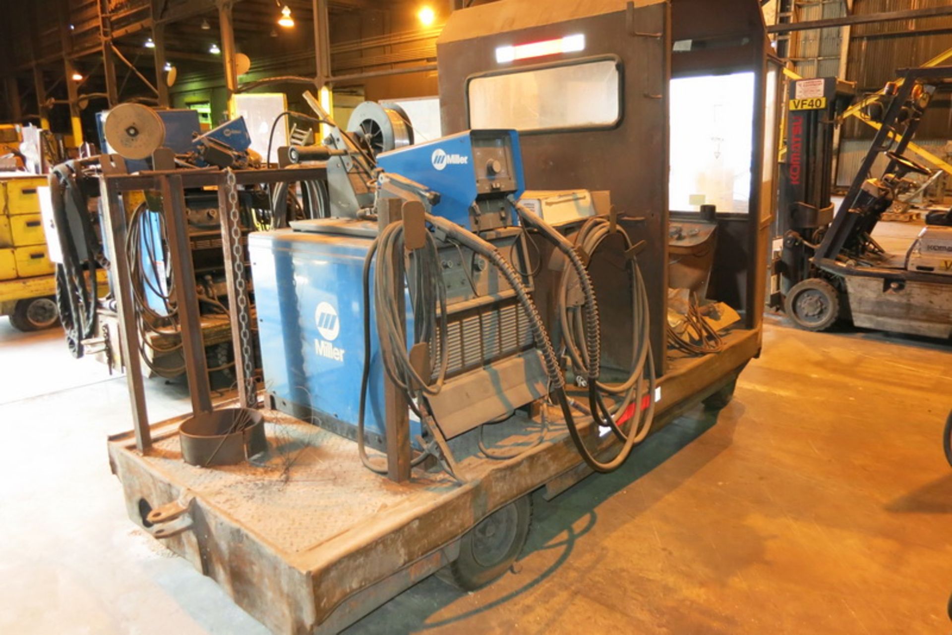 United Truck utility welding cart, gas powered with Miller Dimension 652 welder & Miller 70 series - Image 2 of 2