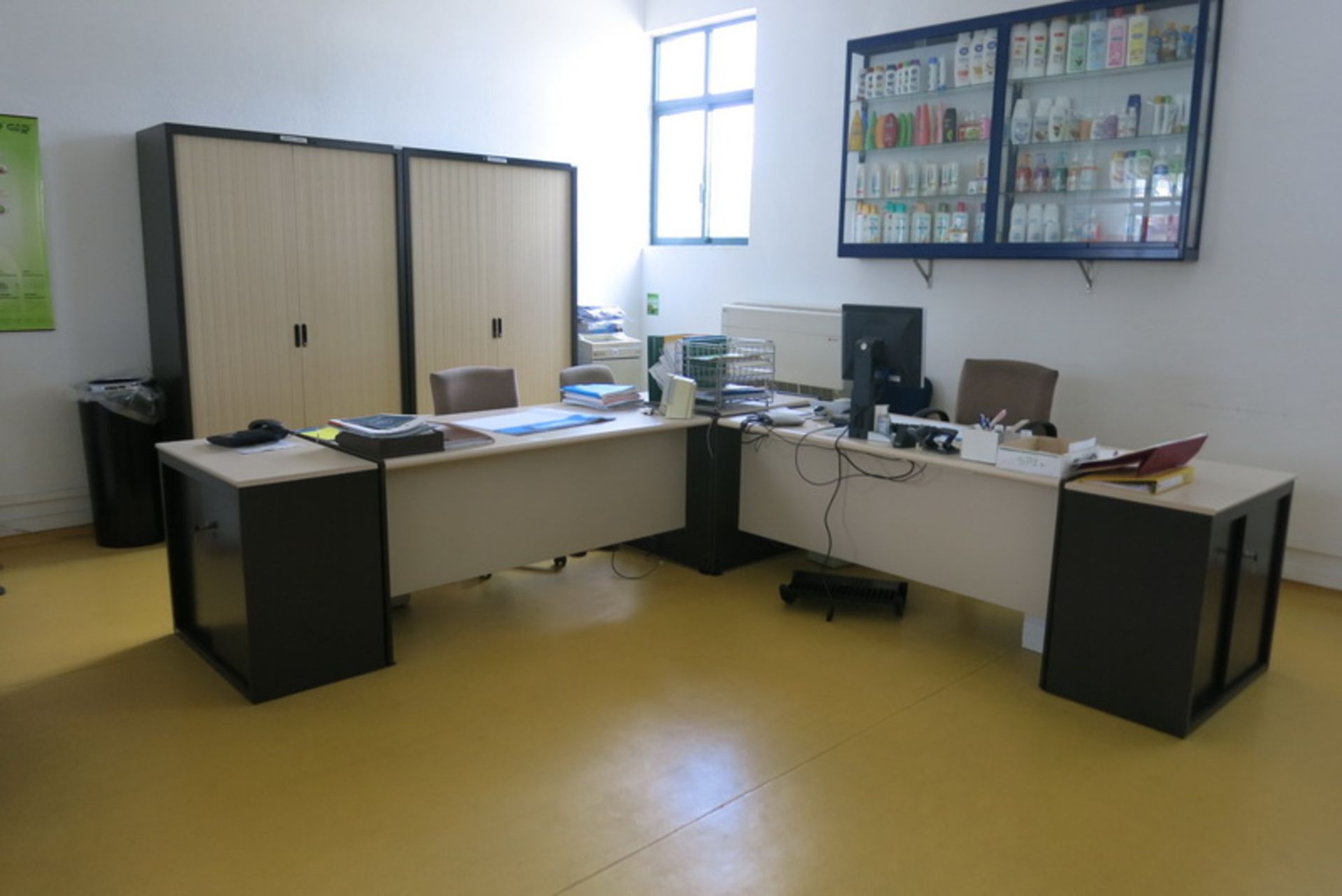 Office furnishings, including: desks, chairs, storage cabinets & tables