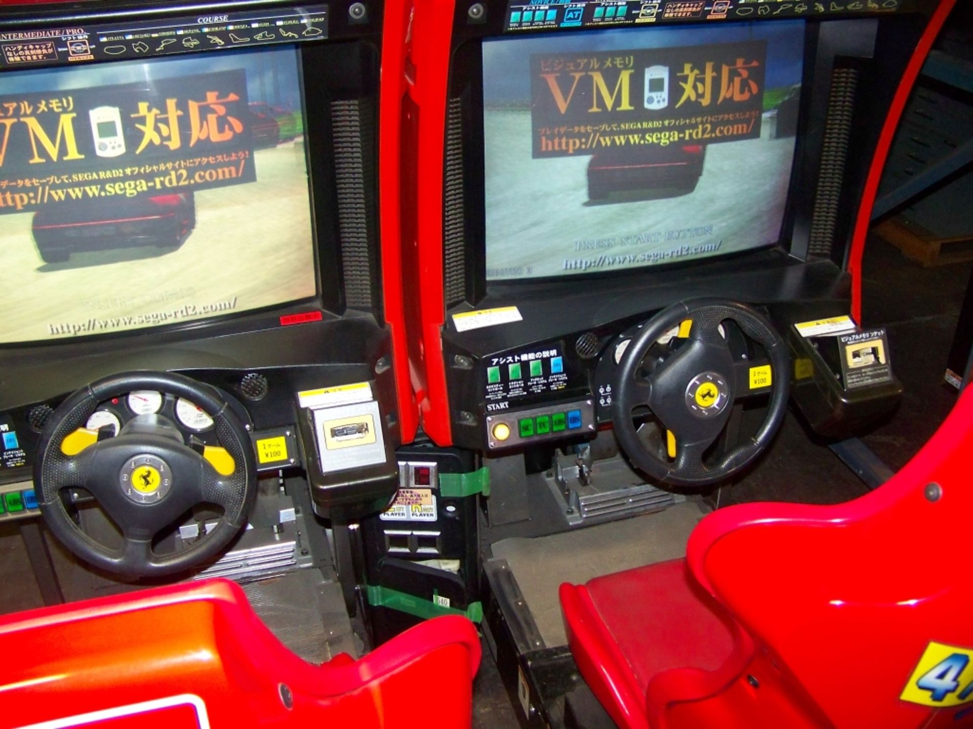 F355 CHALLENGE 2 FERRARI TWIN RACING ARCADE SEGA - Image 7 of 9