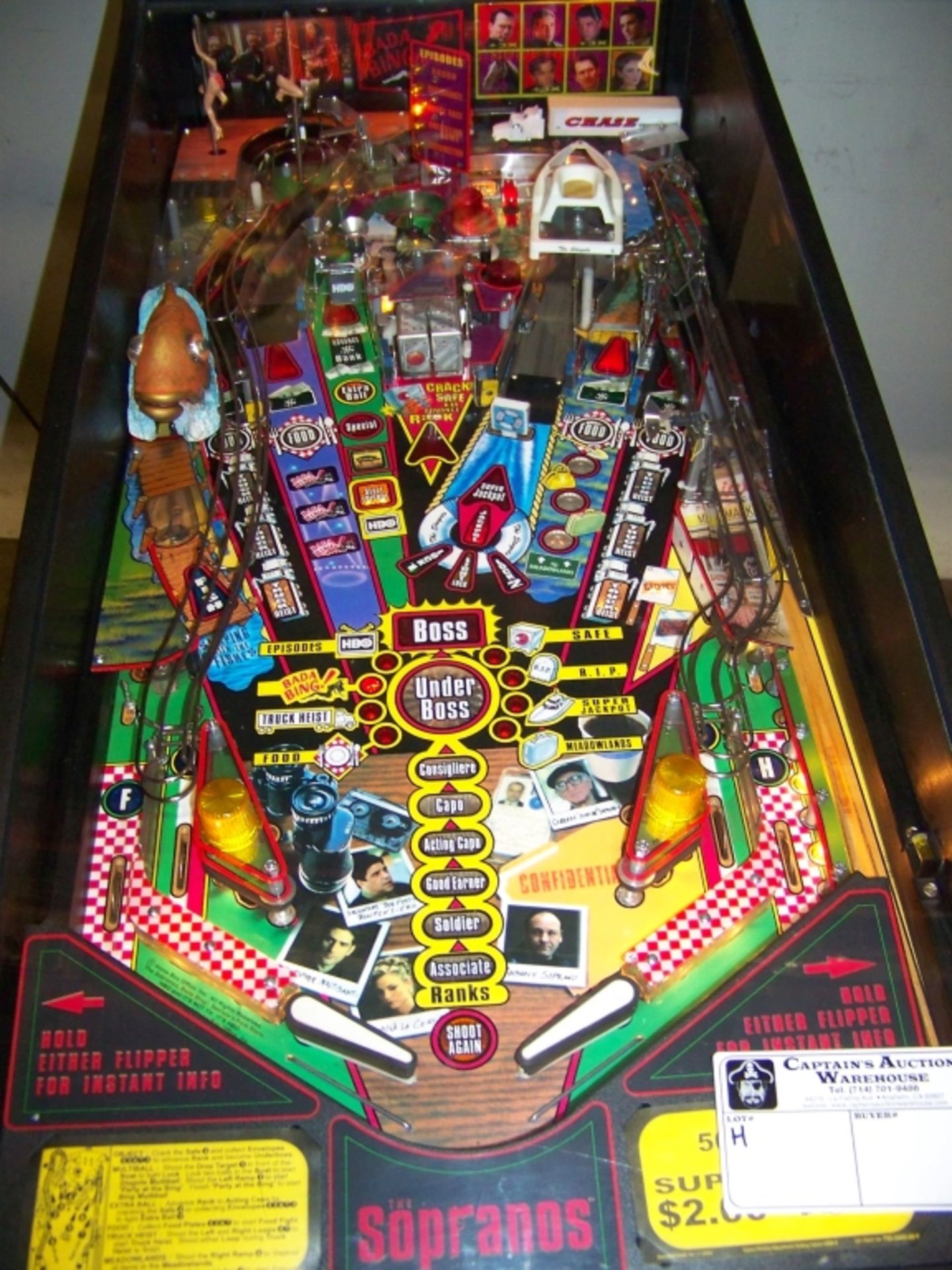 THE SOPRANOS PINBALL MACHINE STERN INC - Image 21 of 26