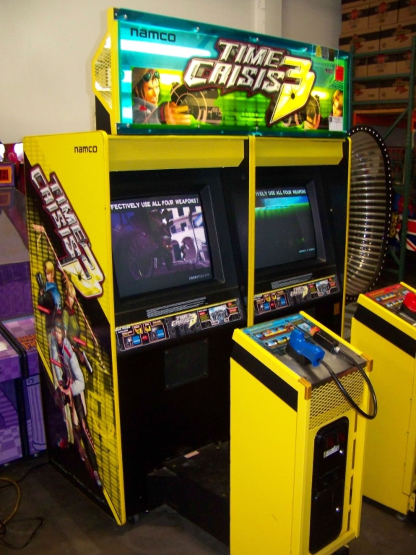 TIME CRISIS 3 TWIN SHOOTER ARCADE GAME NAMCO - Image 3 of 5