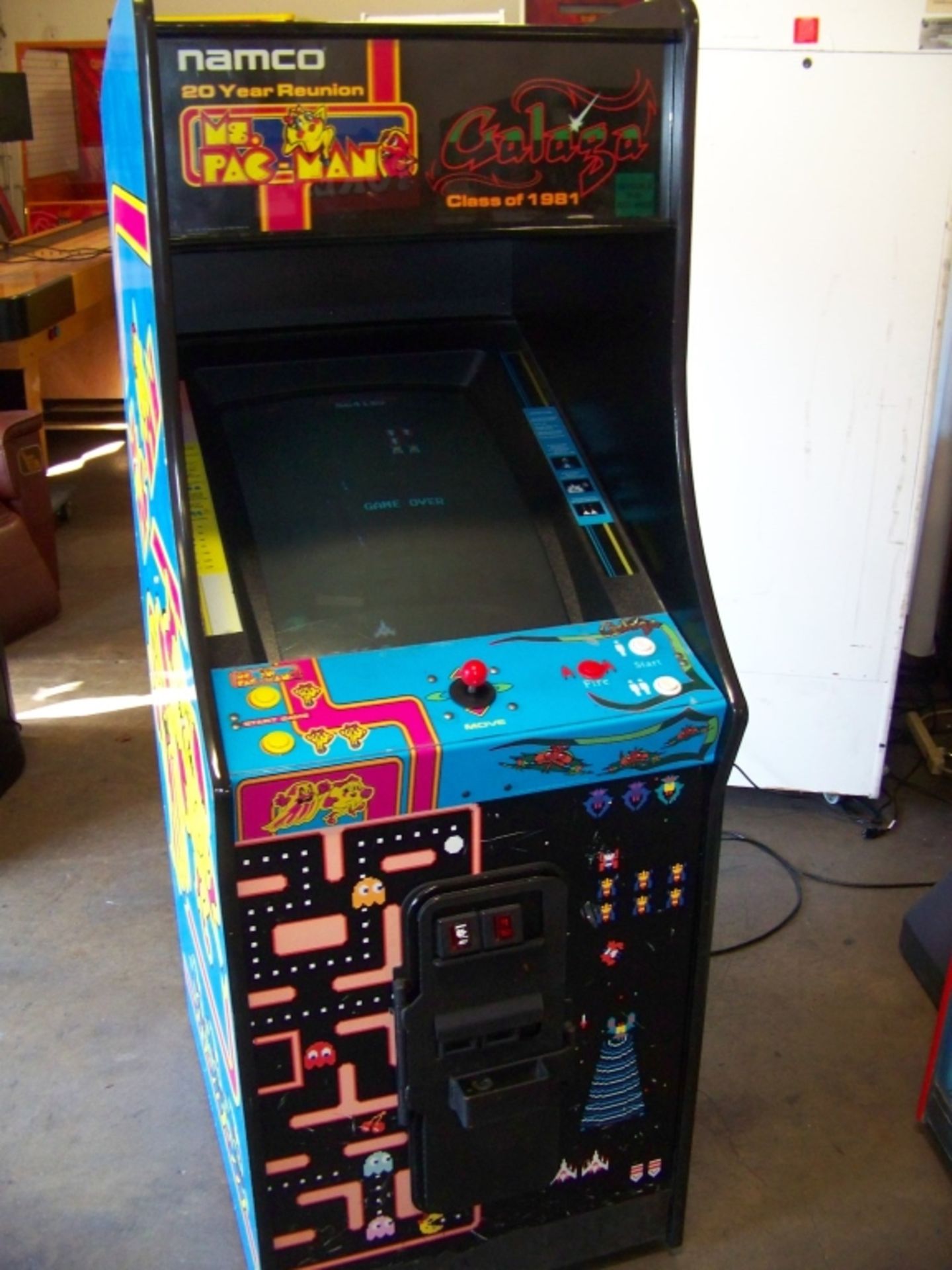 CLASS OF 1981 NAMCO MS. PACMAN GALAGA COMBO - Image 5 of 9