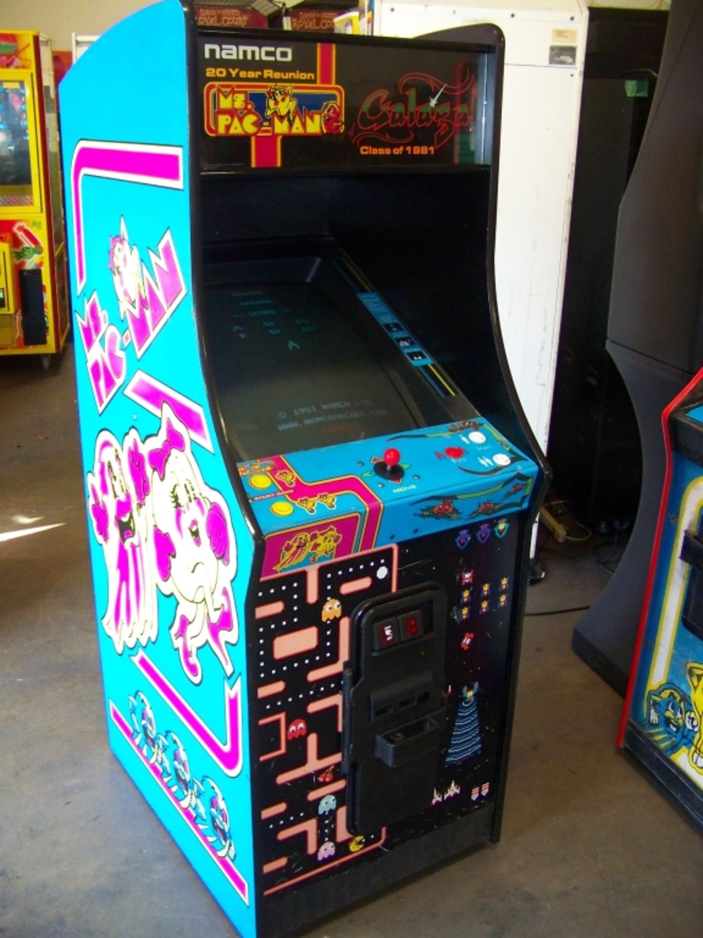 CLASS OF 1981 NAMCO MS. PACMAN GALAGA COMBO