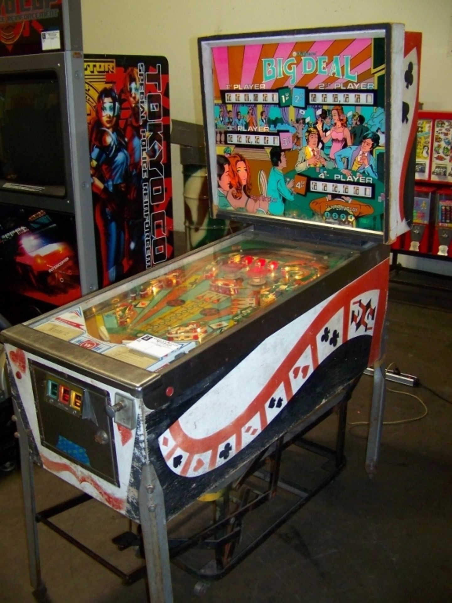 BIG DEAL CLASSIC PINBALL MACHINE WILLIAMS