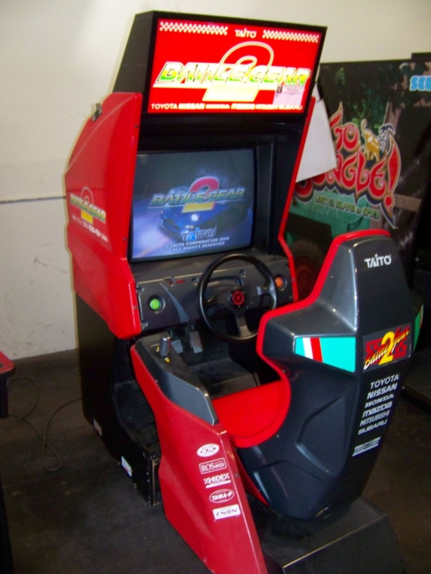 BATTLE GEAR 2 SINGLE SEAT RACING ARCADE GAME TAITO - Image 4 of 4