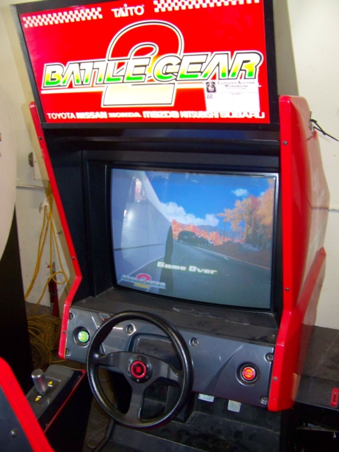 BATTLE GEAR 2 SINGLE SEAT RACING ARCADE GAME TAITO - Image 3 of 4