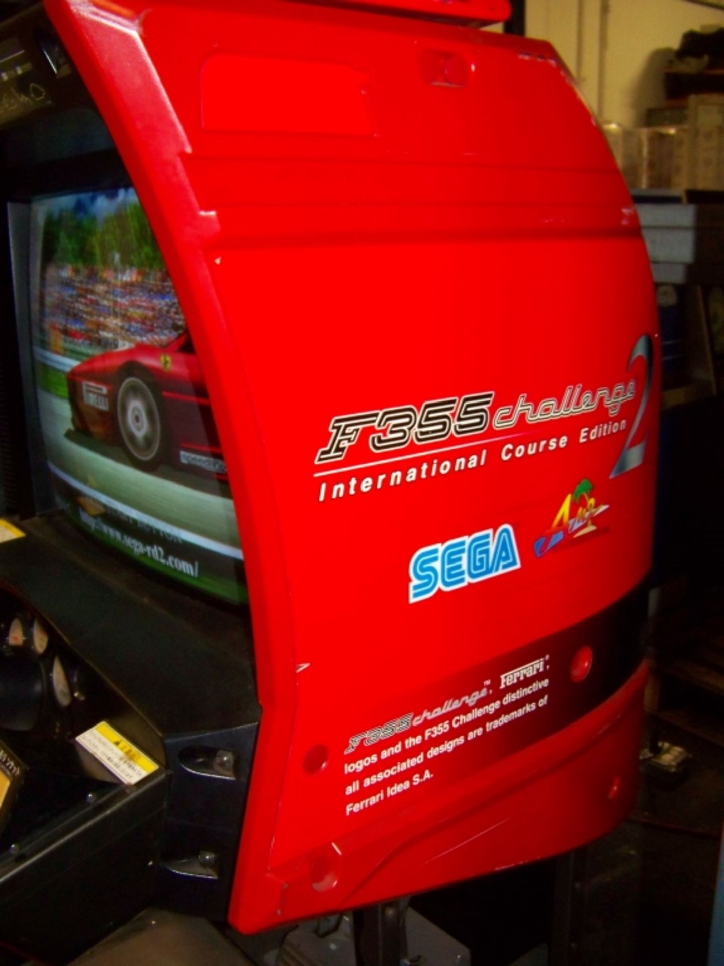 F355 CHALLENGE 2 FERRARI TWIN RACING ARCADE SEGA - Image 2 of 9