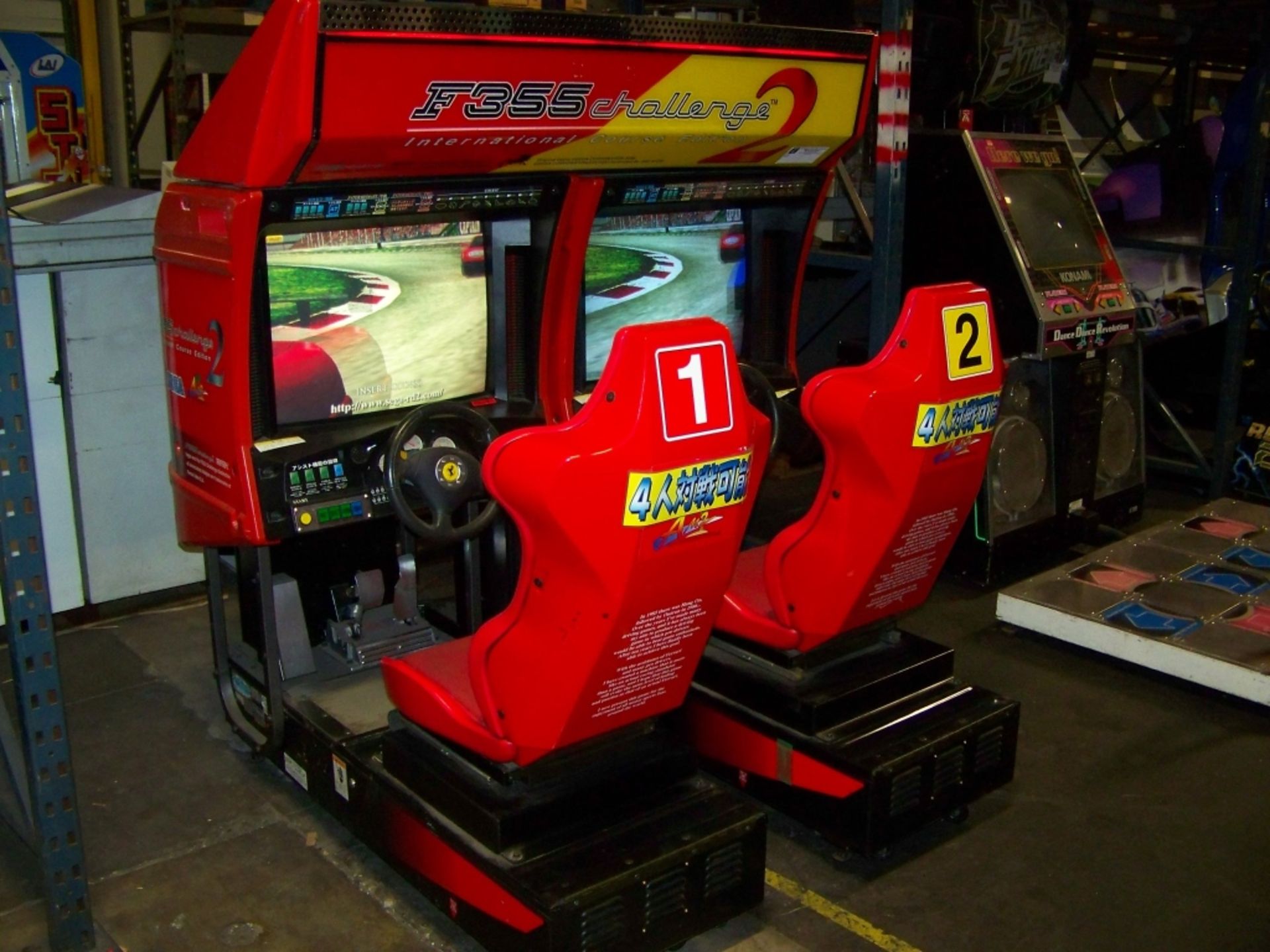 F355 CHALLENGE 2 FERRARI TWIN RACING ARCADE SEGA