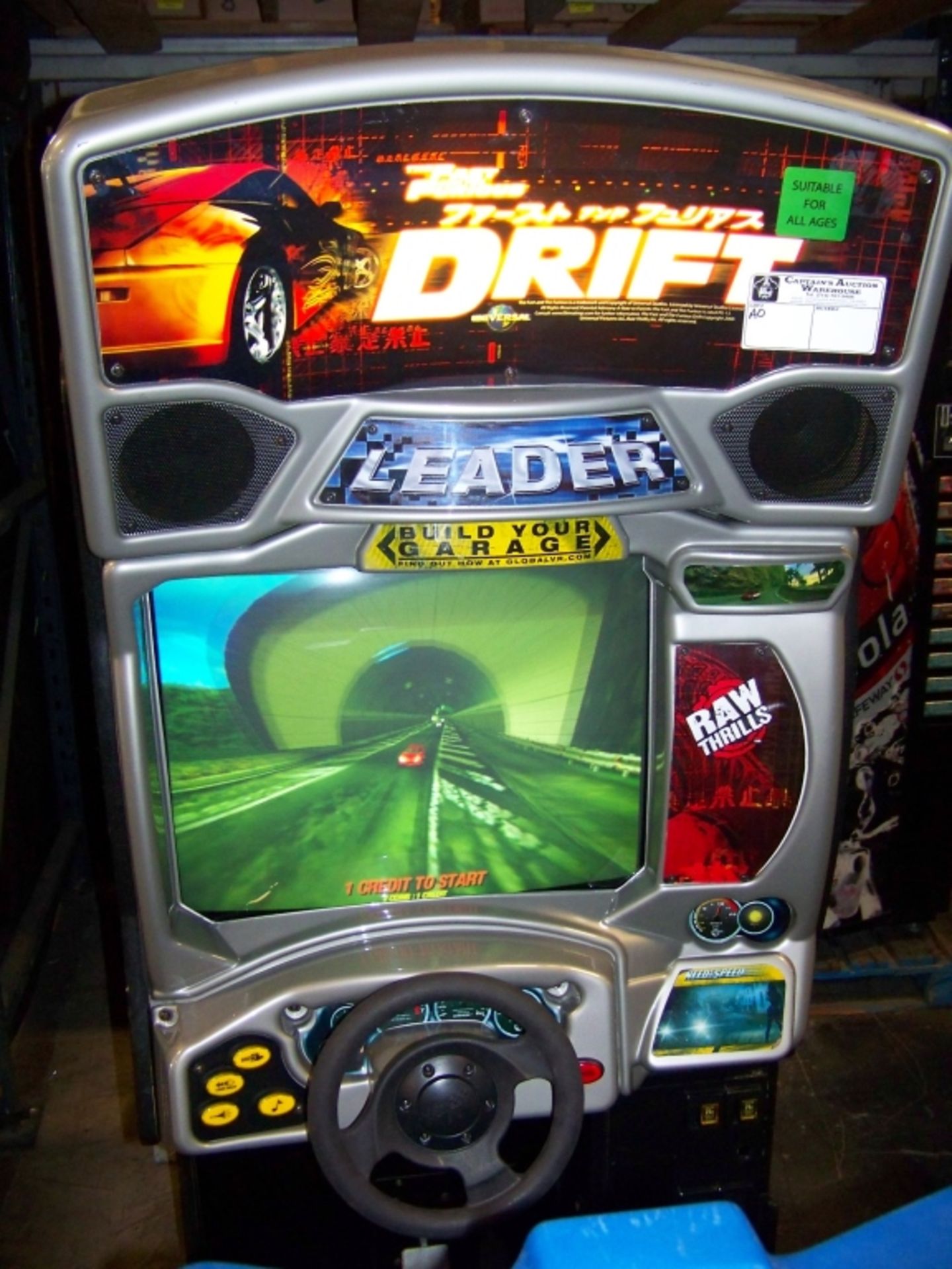 DRIFT FAST & FURIOUS RACING ARCADE GAME - Image 2 of 9