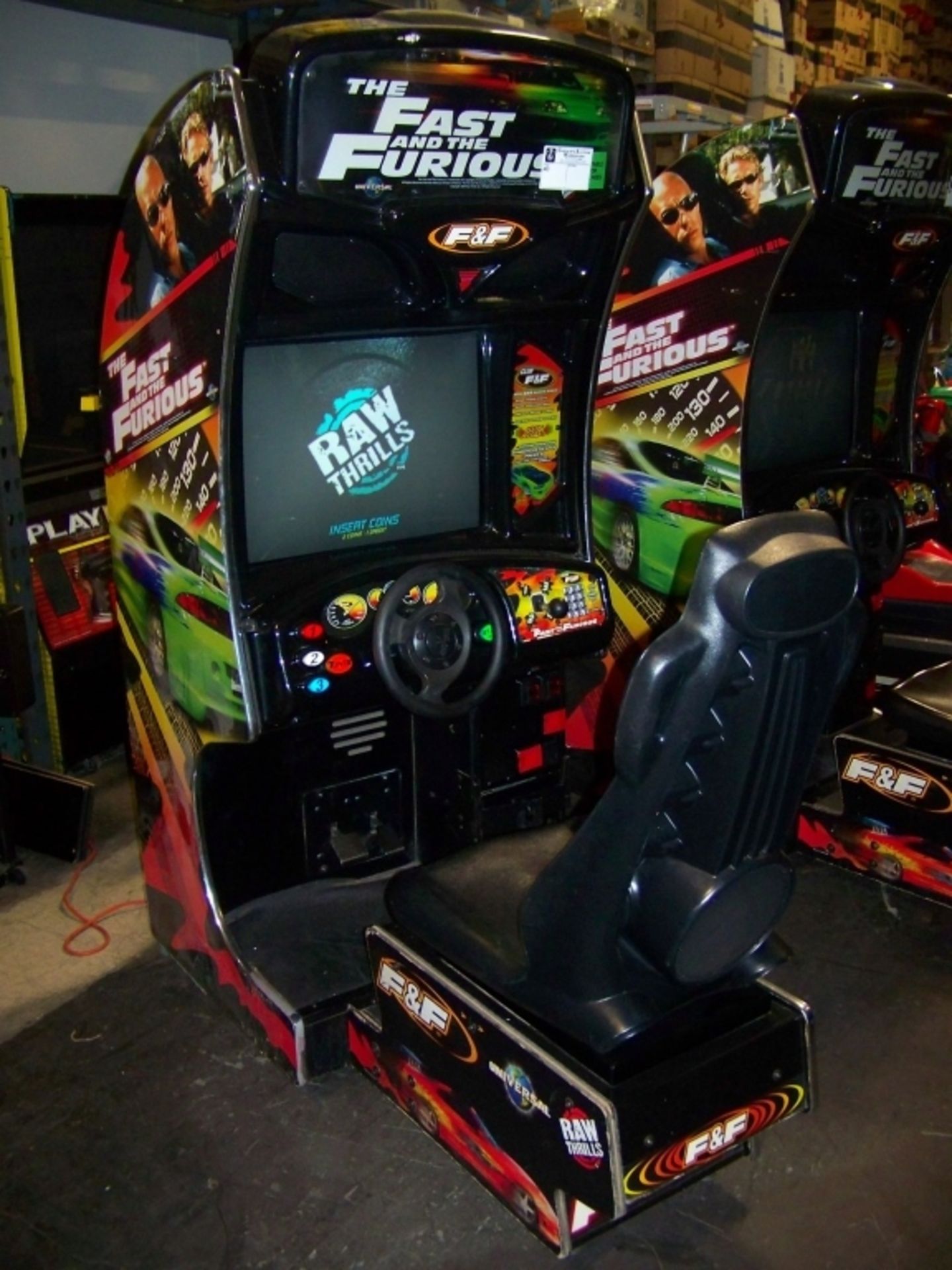 FAST AND FURIOUS RACING ARCADE GAME DEDICATED - Image 2 of 6