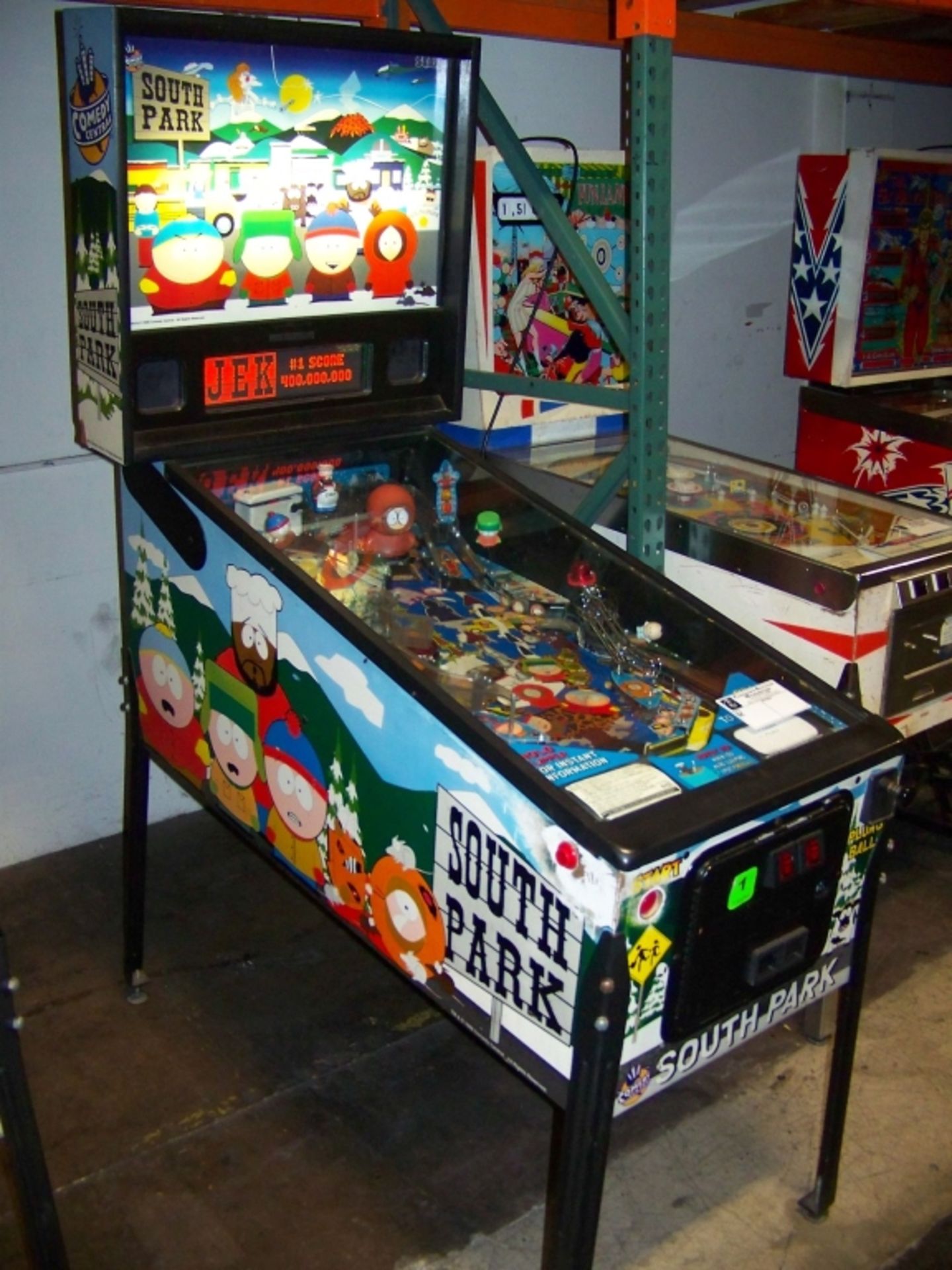 SOUTH PARK PINBALL MACHINE SEGA