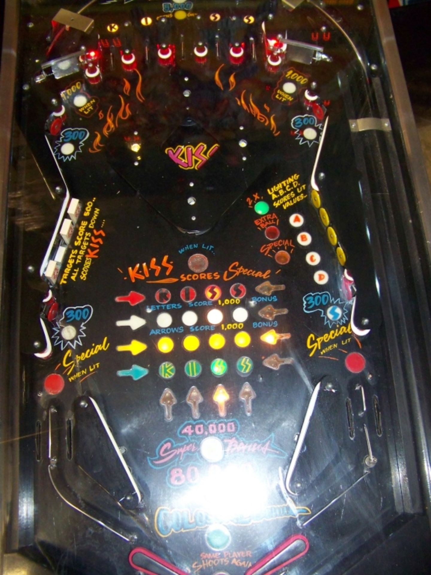 KISS CUSTOM CLASSIC PINBALL MACHINE BALLY - Image 11 of 11