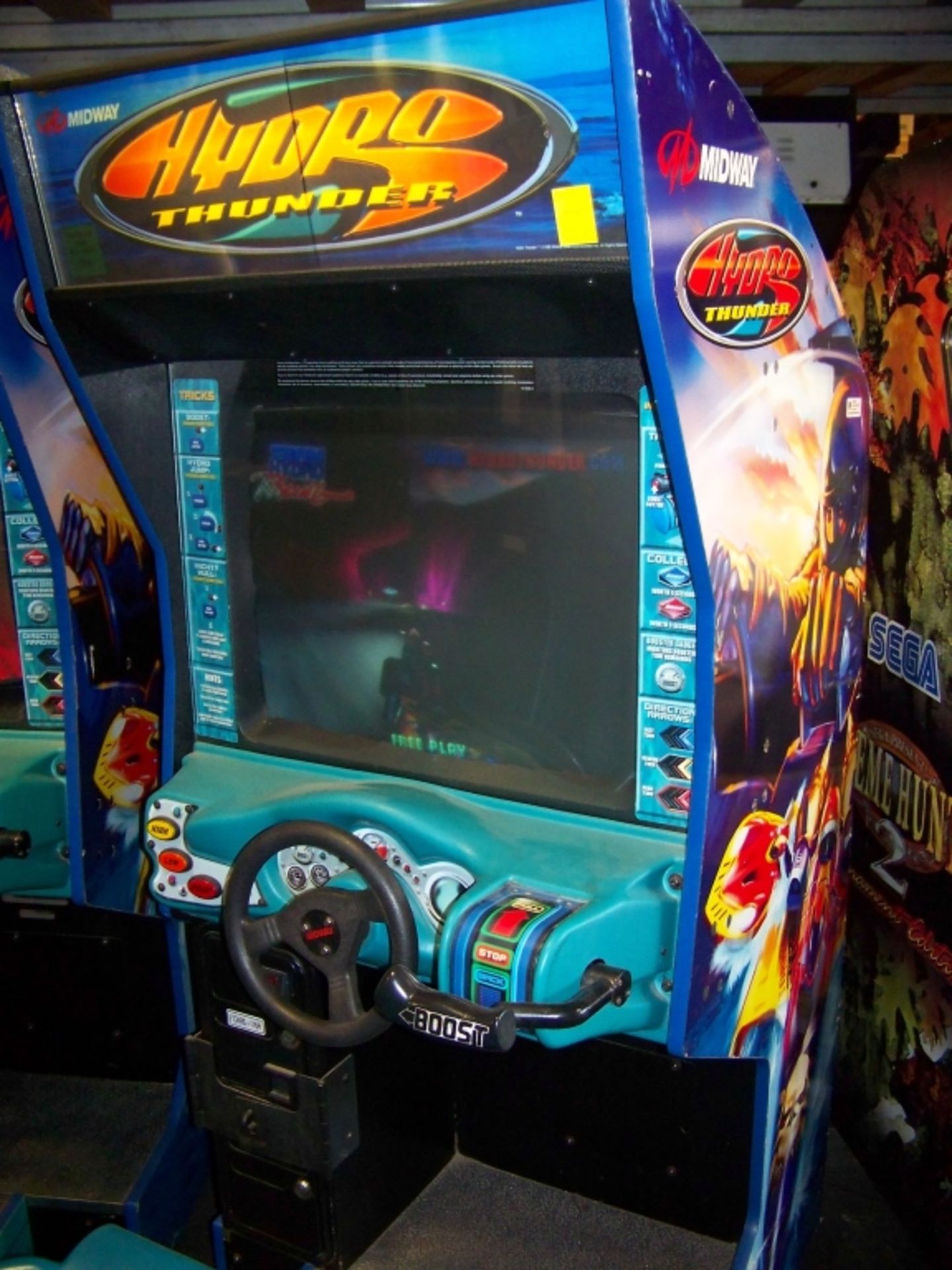 HYDRO THUNDER RACING ARCADE GAME MIDWAY