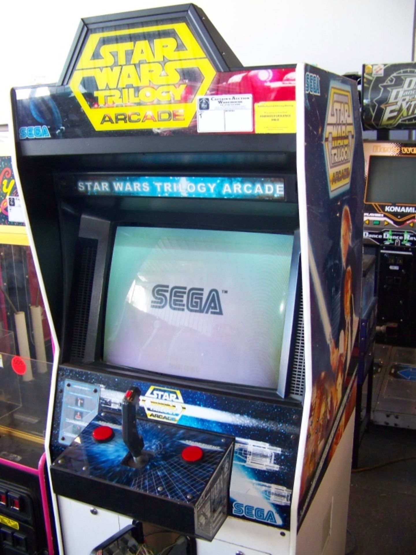 STAR WARS TRILOGY UPRIGHT ARCADE GAME SEGA - Image 5 of 6