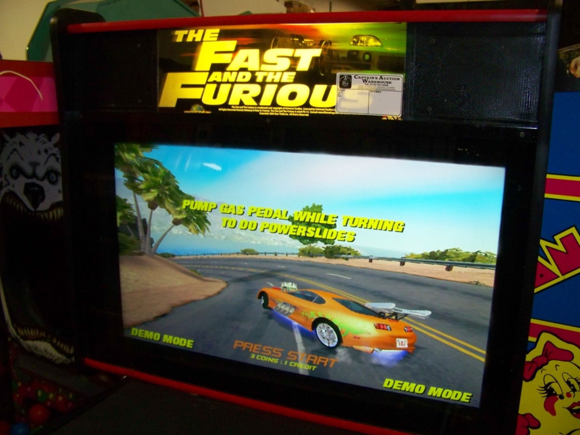 FAST AND FURIOUS DX SITDOWN DRIVER 35" LCD PANEL - Image 2 of 6