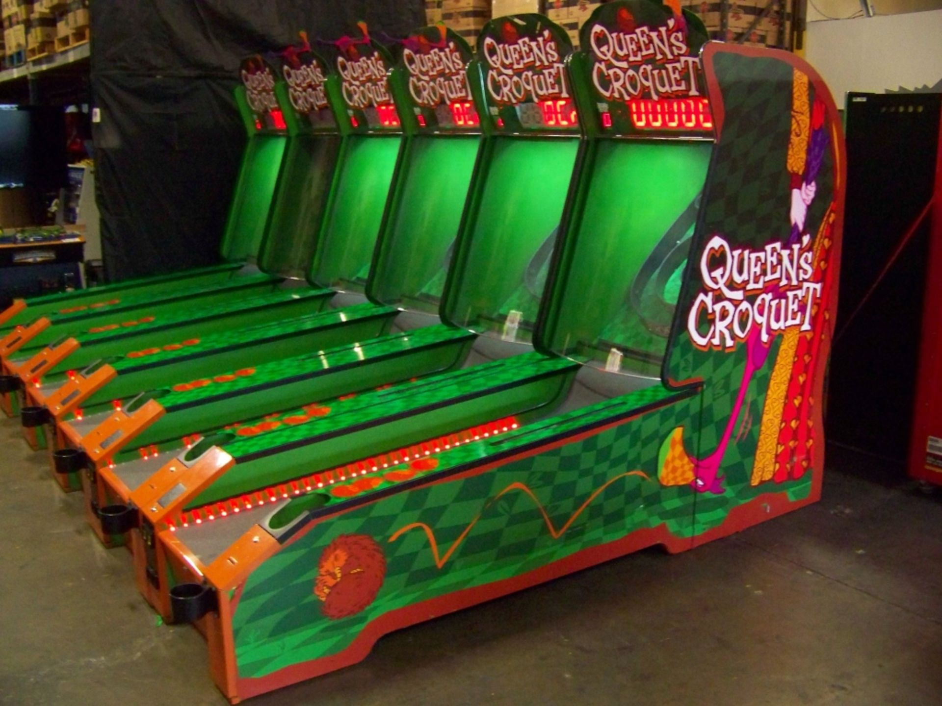 QUEENS CROQUET FIREBALL FURY SKEEBALL BAYTEK - Image 3 of 8