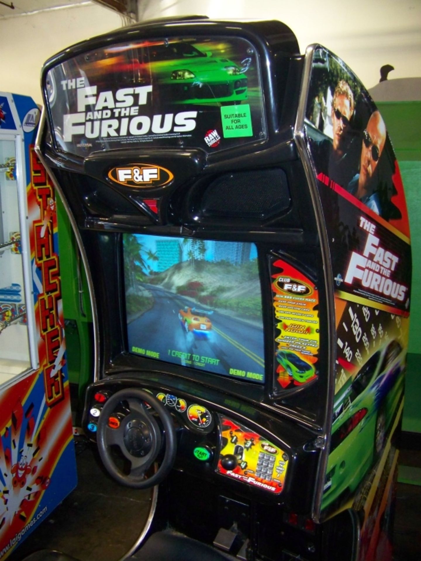 FAST AND FURIOUS RACING ARCADE GAME DEDICATED - Image 4 of 6