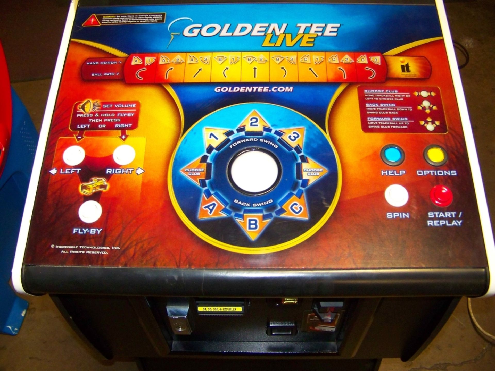 GOLDEN TEE LIVE 2009 I.T. PEDESTAL CABINET - Image 5 of 6