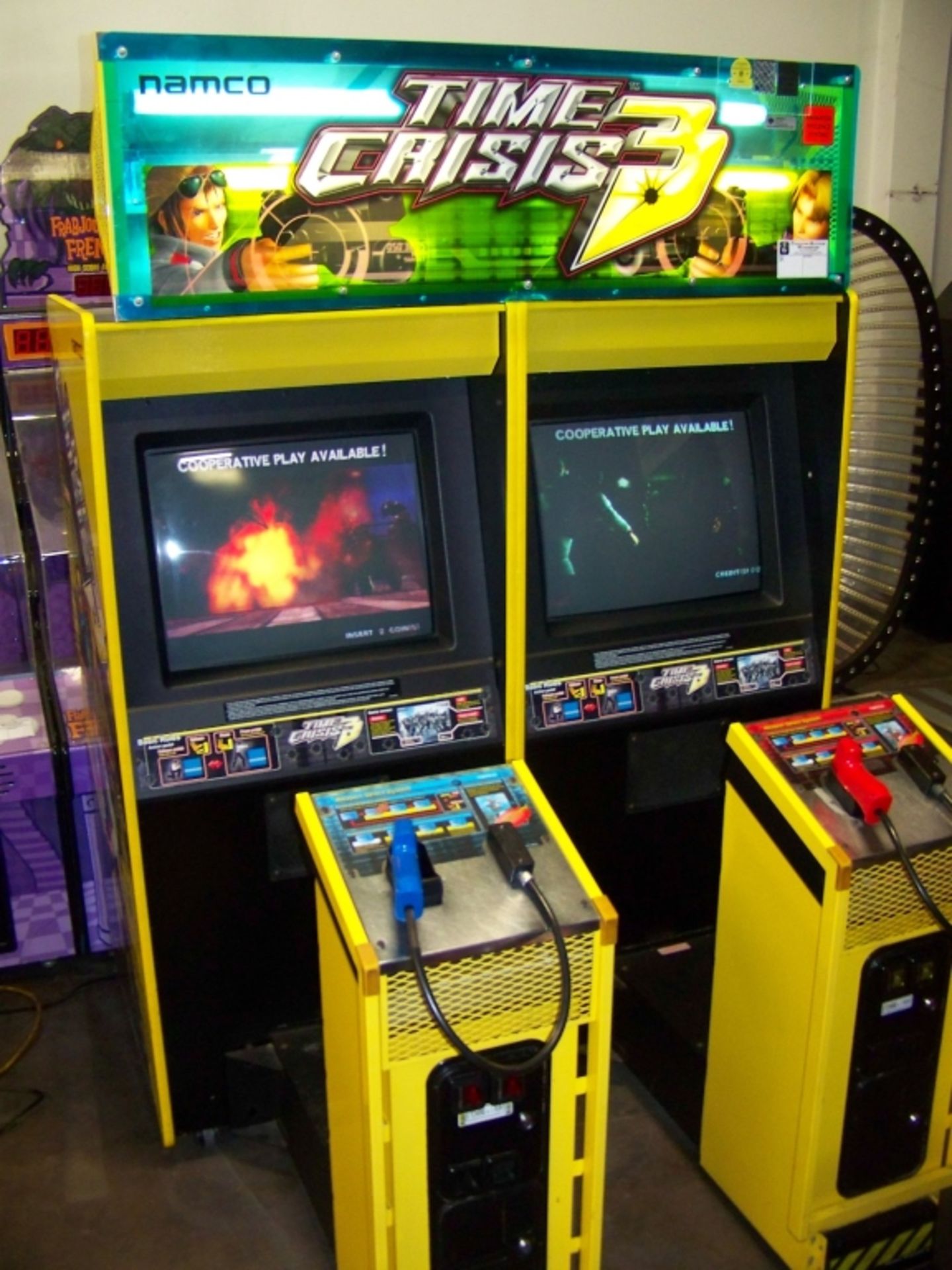 TIME CRISIS 3 TWIN SHOOTER ARCADE GAME NAMCO