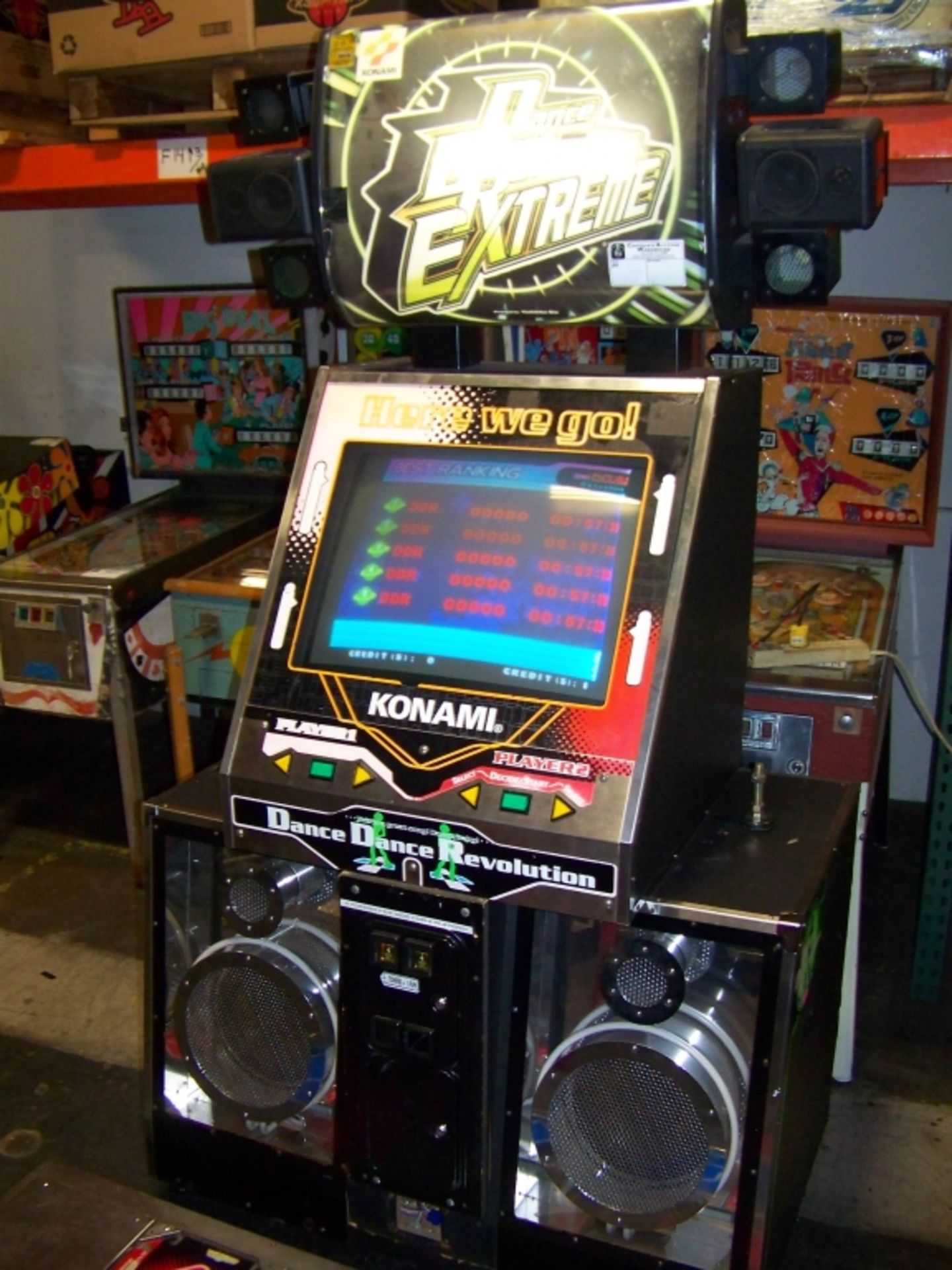 DDR EXTREME 2 PLAYER DANCE ARCADE GAME KONAMI - Image 3 of 3