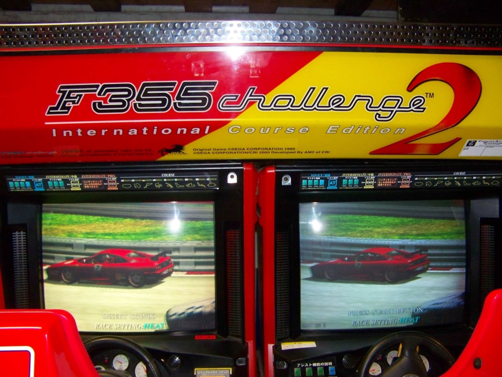 F355 CHALLENGE 2 FERRARI TWIN RACING ARCADE SEGA - Image 3 of 9