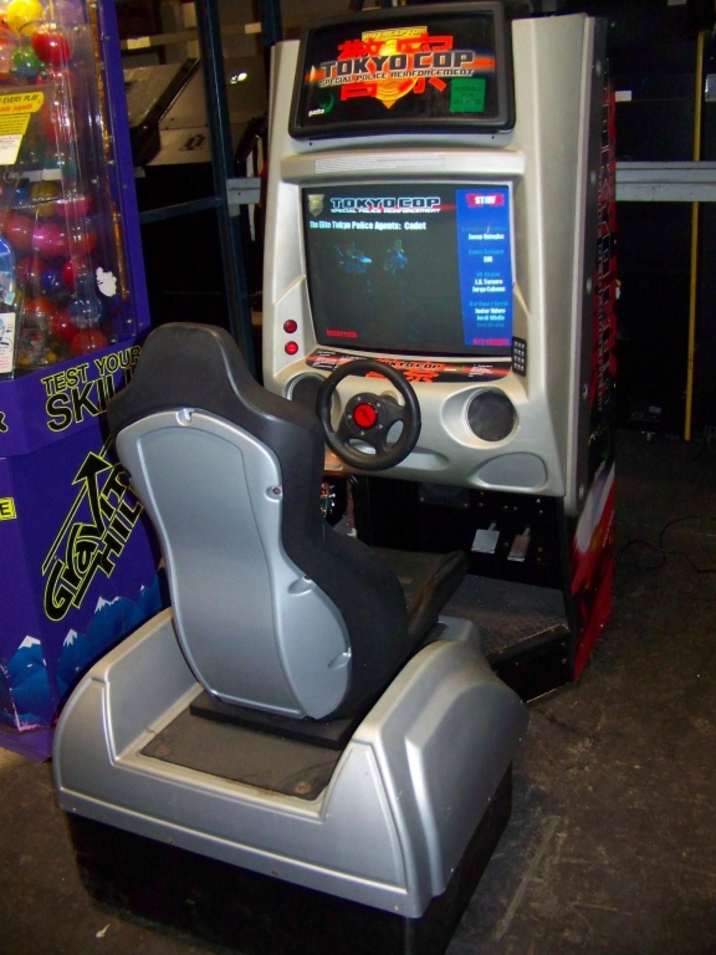 TOKYO COP SITDOWN DRIVER ARCADE GAME JAELCO - Image 4 of 5