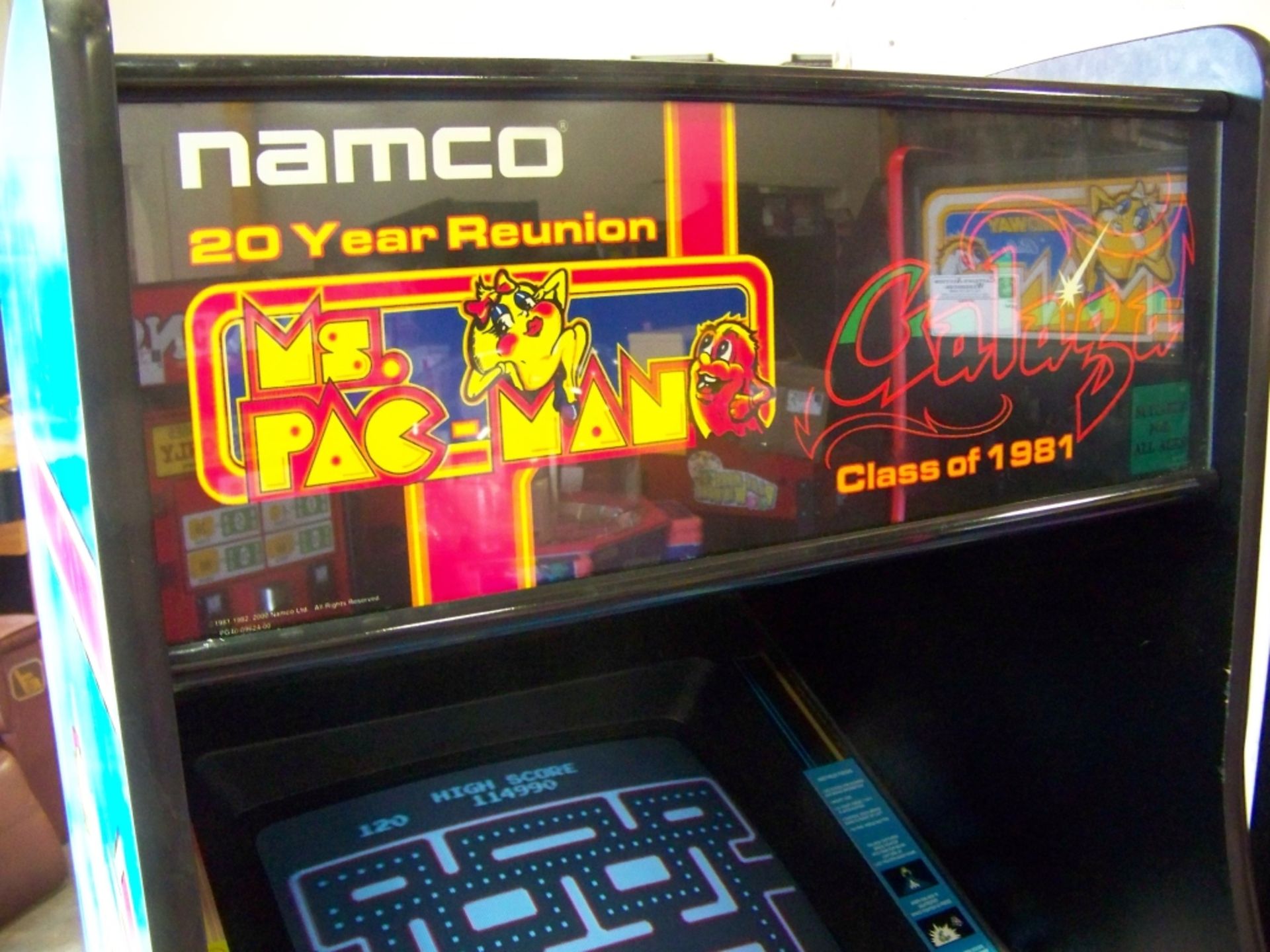 CLASS OF 1981 NAMCO MS. PACMAN GALAGA COMBO - Image 3 of 9