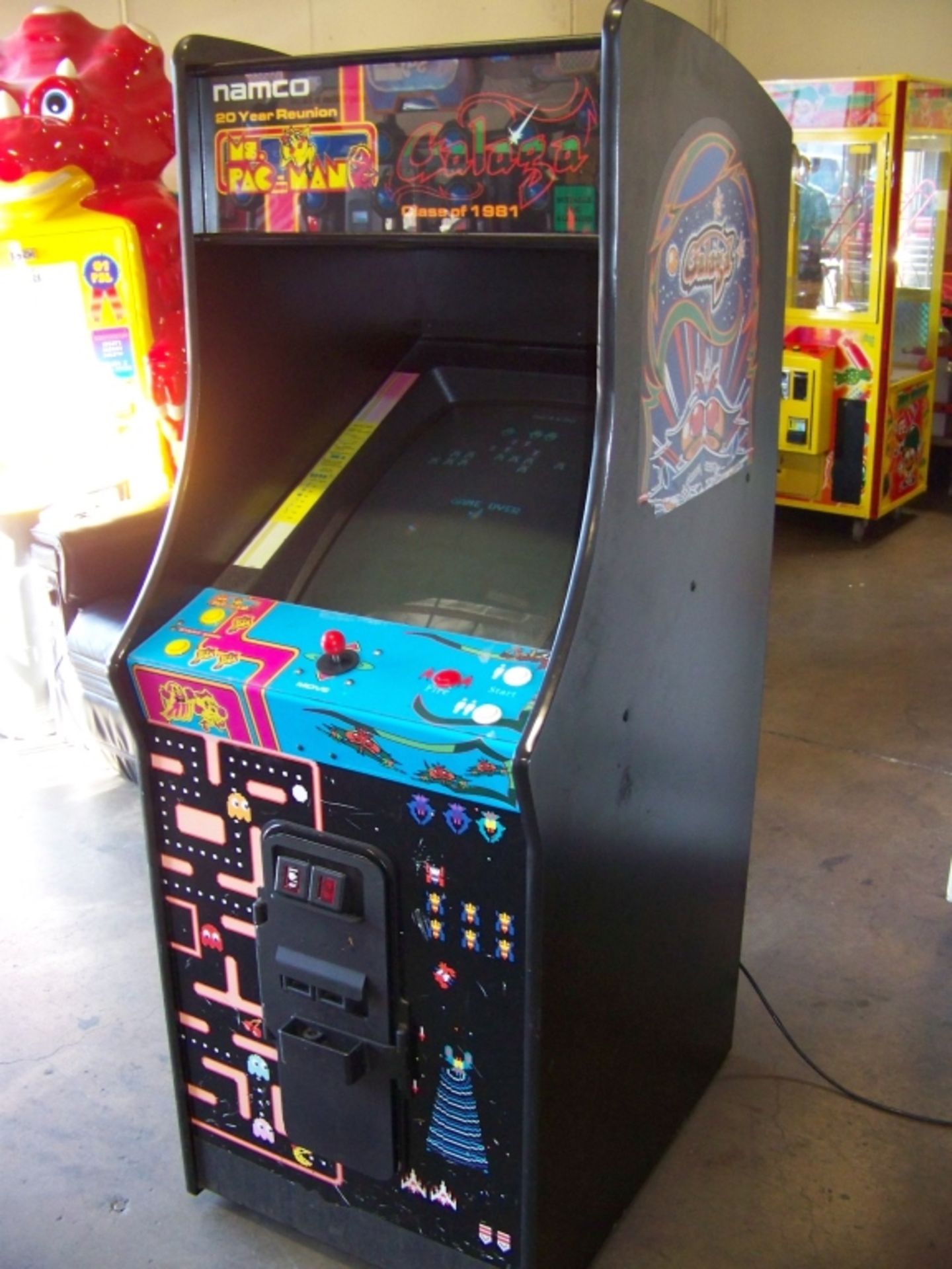 CLASS OF 1981 NAMCO MS. PACMAN GALAGA COMBO - Image 7 of 9
