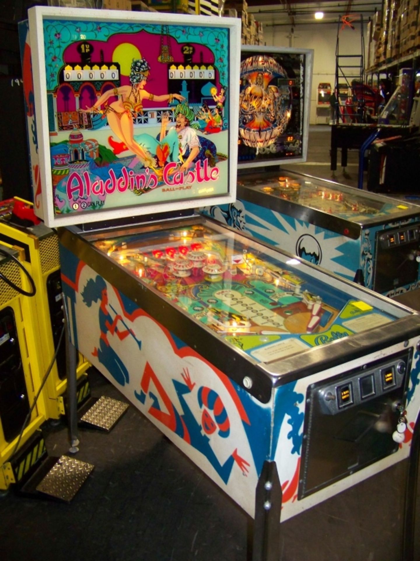 ALADDIN'S CASTLE PINBALL MACHINE BALLY EM