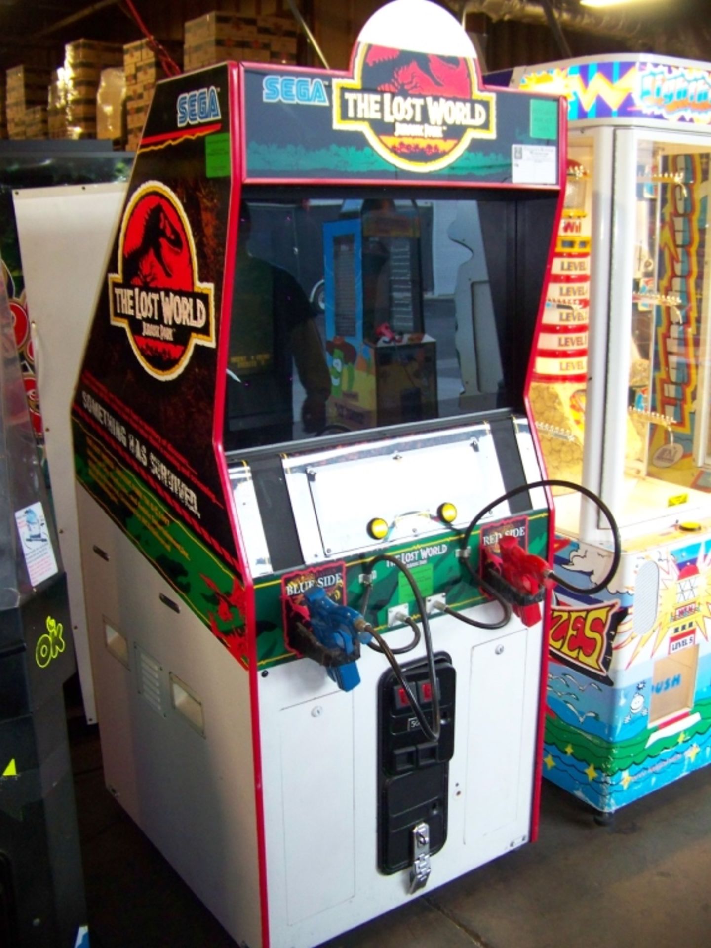 LOST WORLD JURASSIC PARK SEGA SHOOTER ARCADE GAME - Image 5 of 5