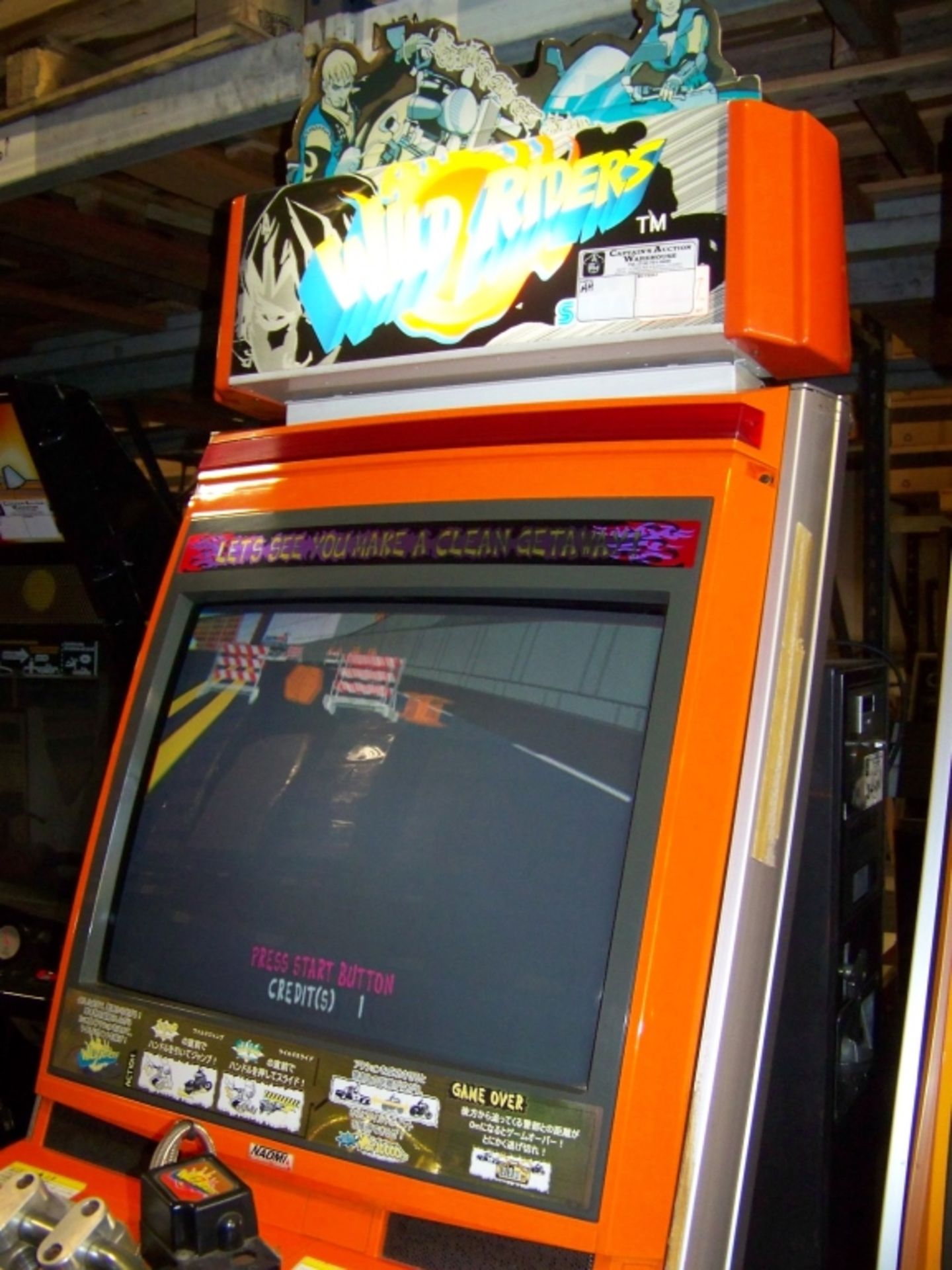 WILD RIDERS UPRIGHT NAOMI SYSTEM CAB SEGA - Image 4 of 4